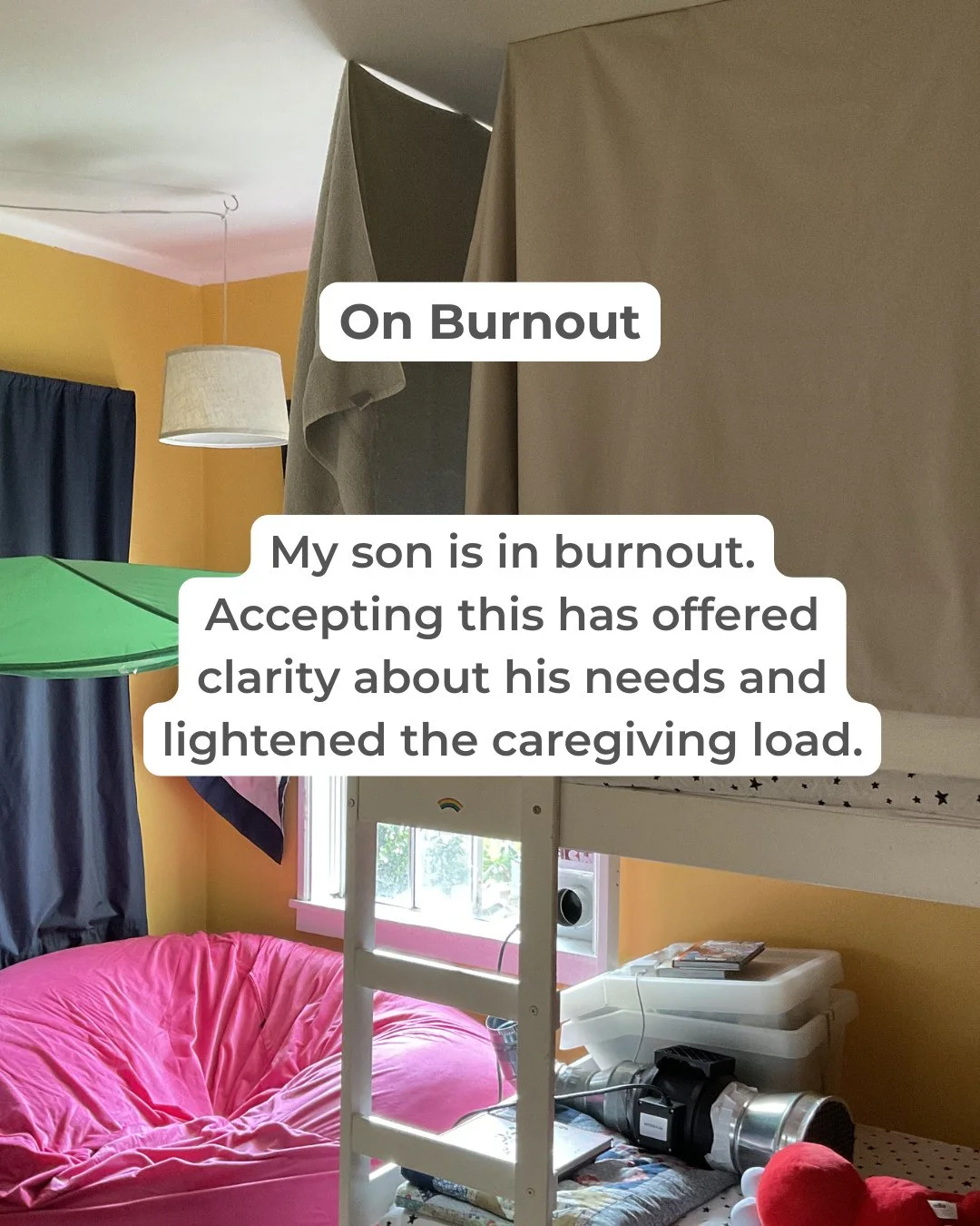 New substack out today about autistic burnout. I go into what it's looked like for my son, what's led to positive change, and what's made it possible for recovery to begin. Follow the link in bio to read more.