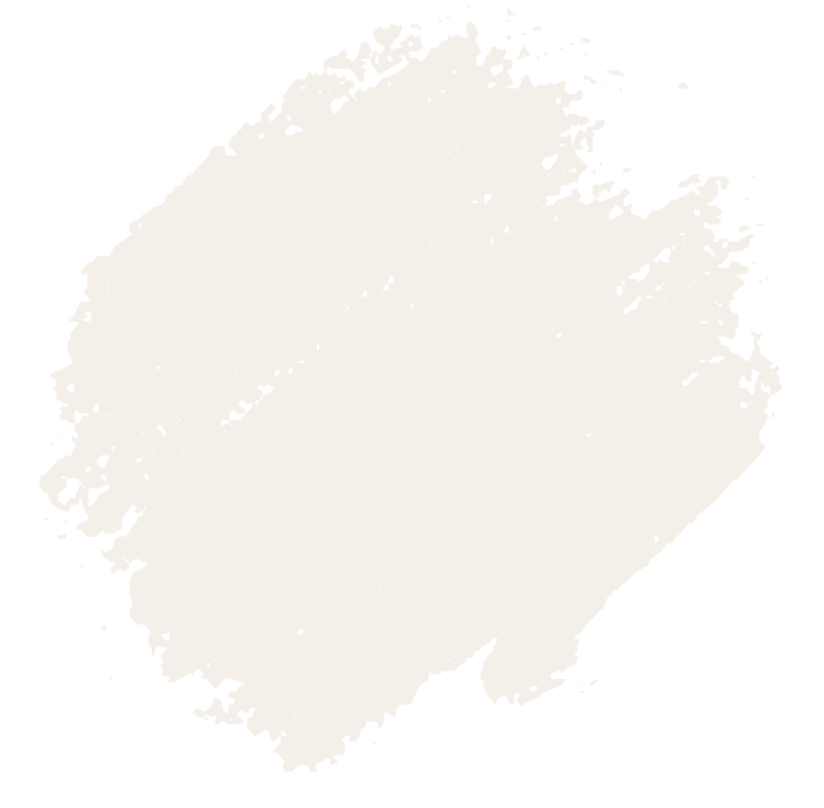 Beige paint brushstroke on a transparent background.