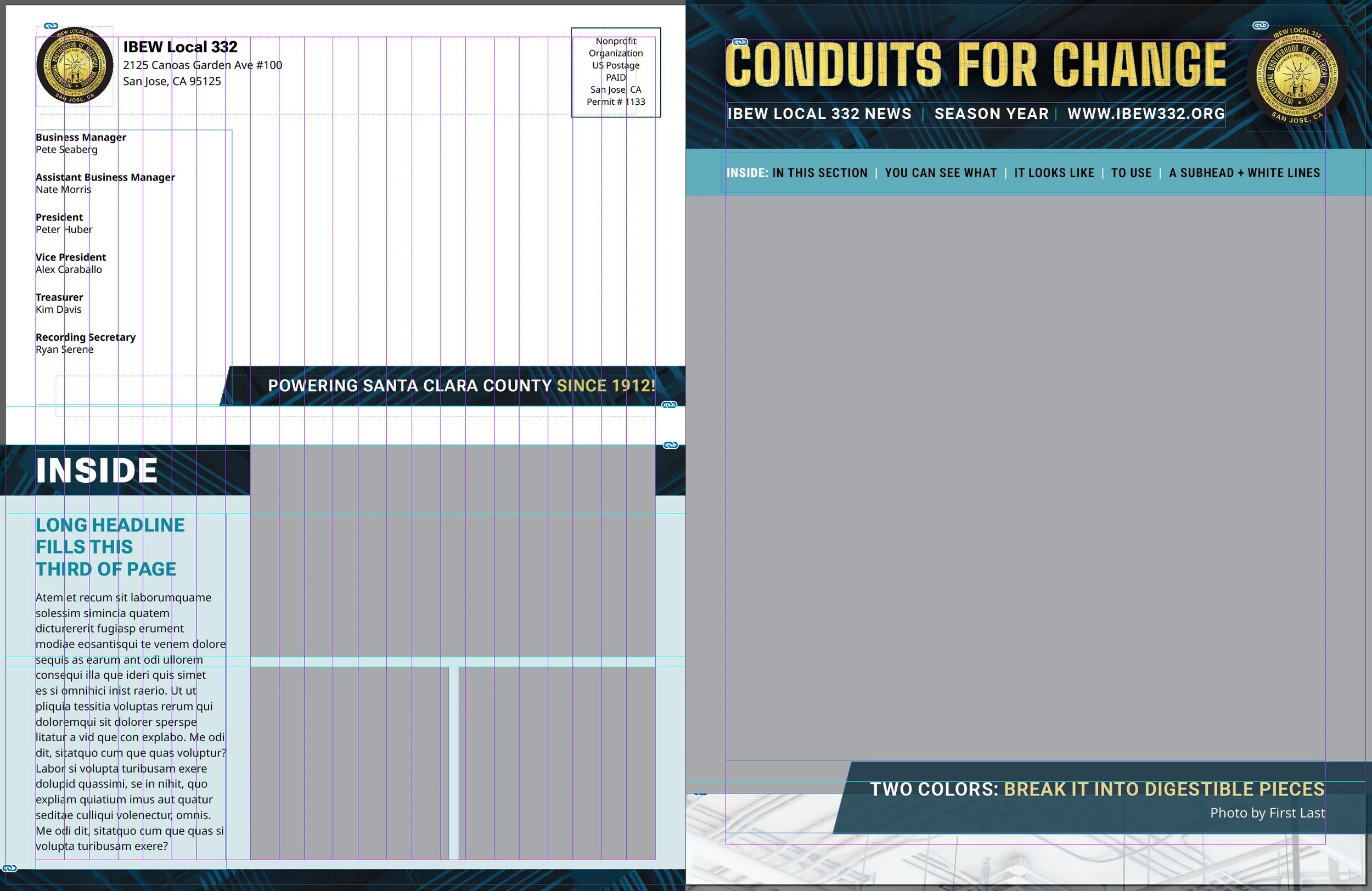 IBEW 332 News Magazine Cover - After