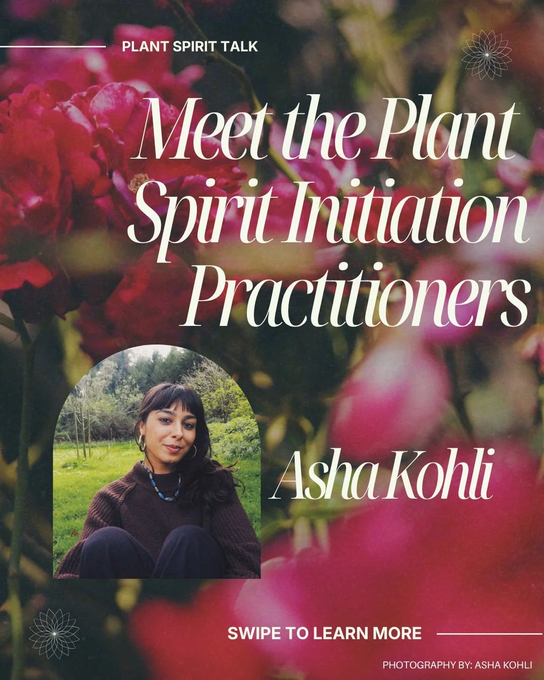 Goodmorning, community! 🌞 

This week, we will continue to introduce our team of incredible practitioners who are leading the Plant Spirit Initiation Clinic from June-October &mdash; facilitating individuals through monthlong, deeply transformative 