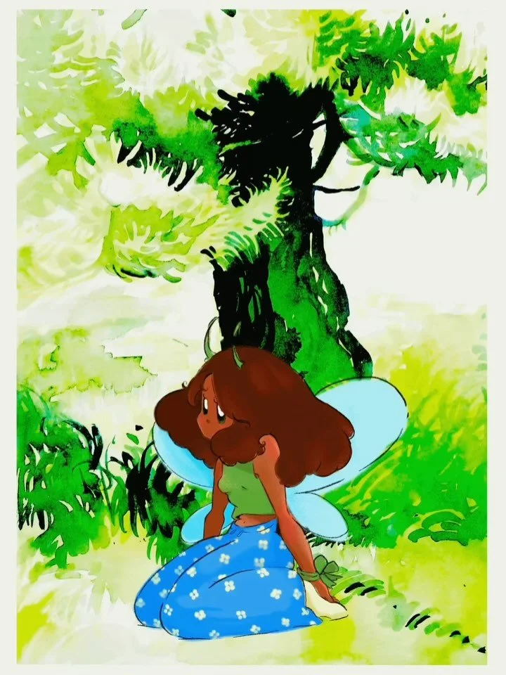 Lil fae in the forest 🍀✨🌿