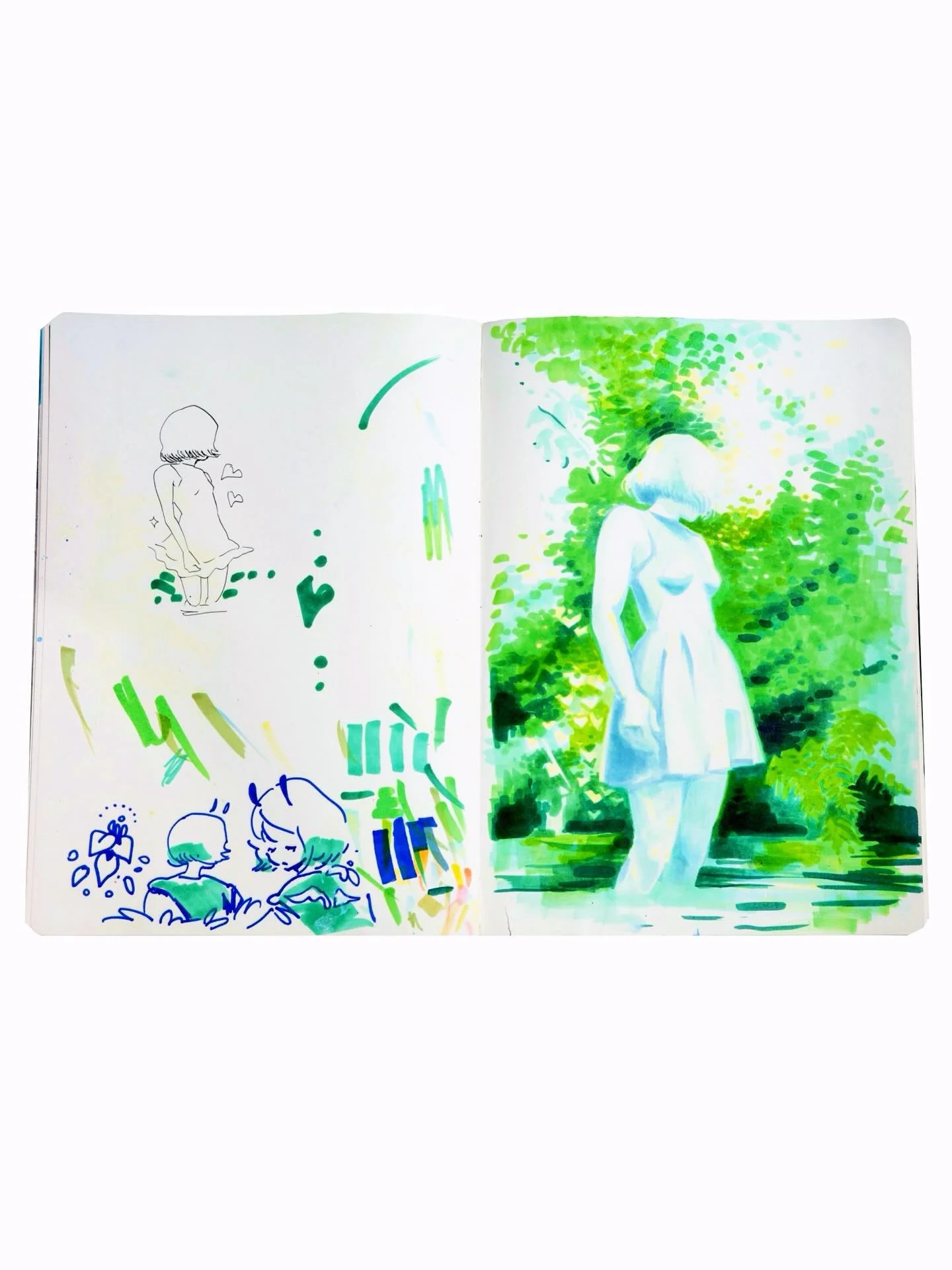 sketchbook tour✨🍀