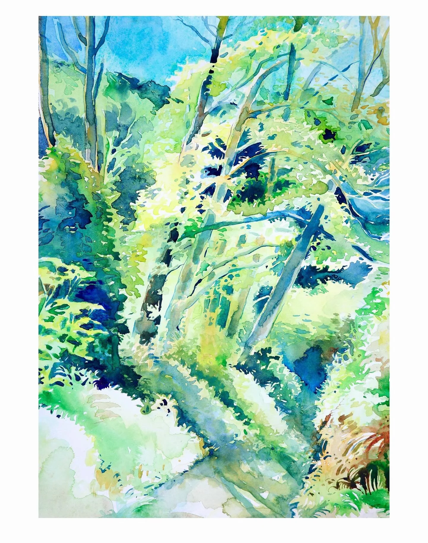 My watercolors ✨ prints are available on my etsy☘️🙏🌱