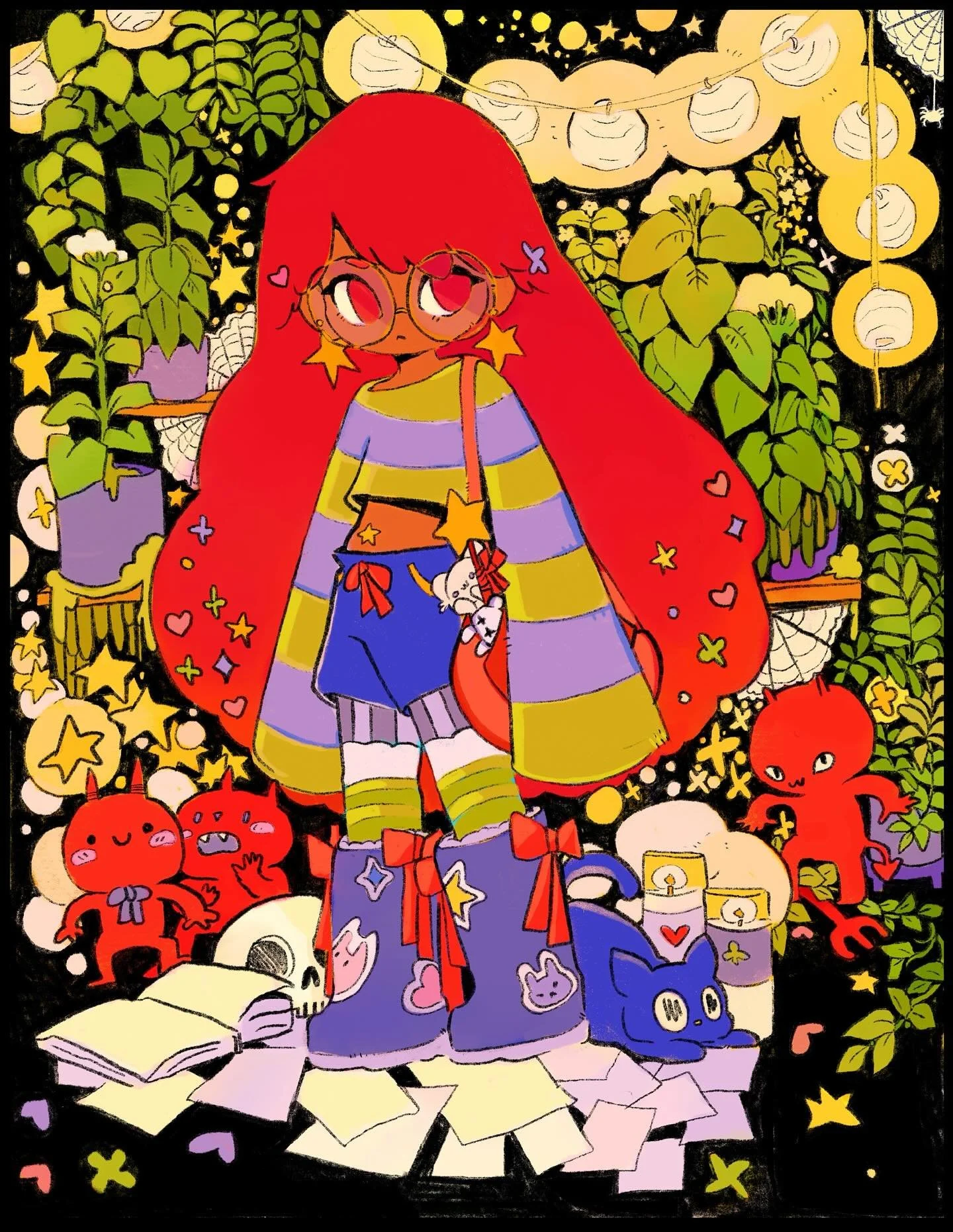 lil witch✨✨✨
prints are available on my etsy!💖🐈&zwj;⬛