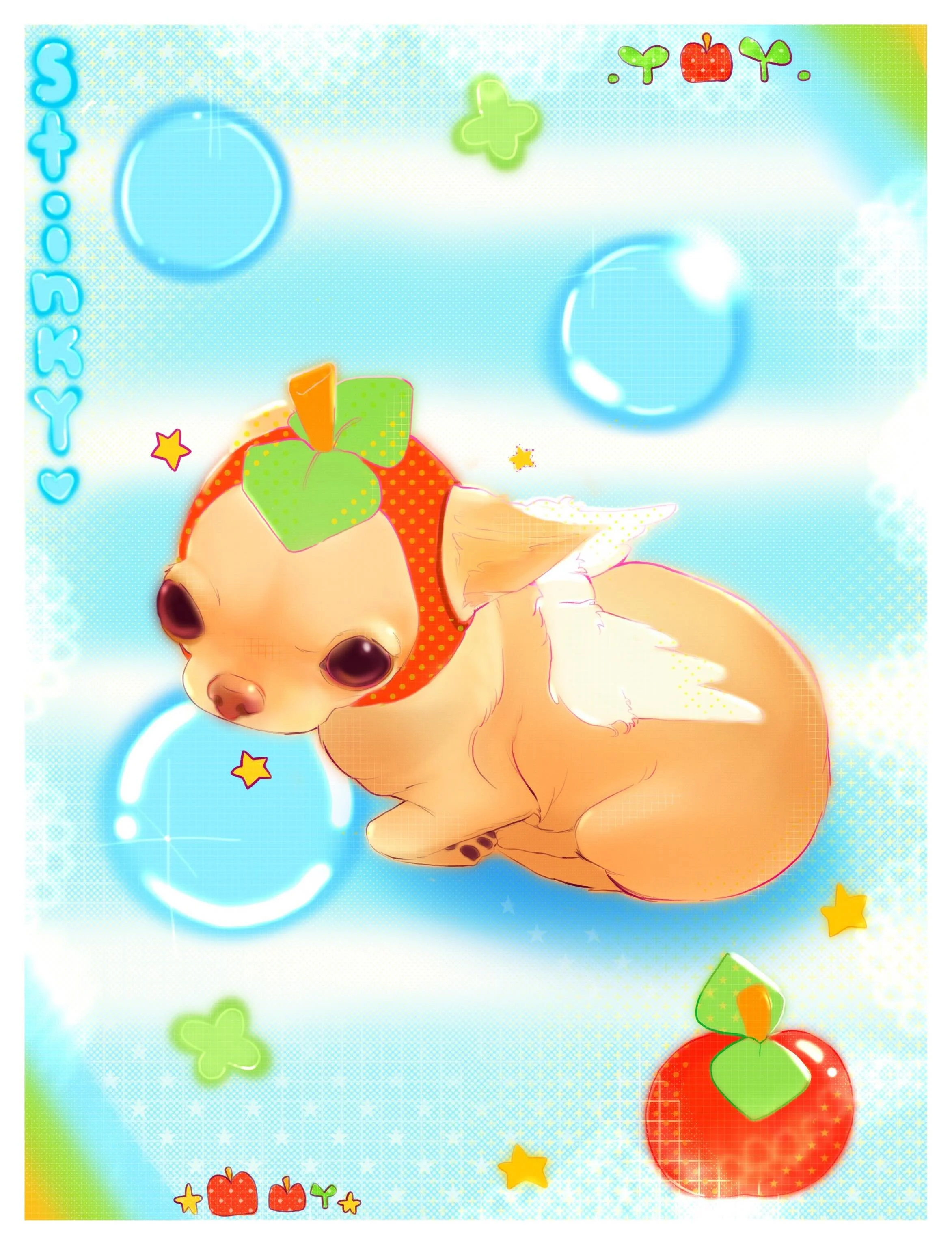 so small so cute and so stinky ✨🥺🌸🎀✨
chihuahua stickers and prints are now available in my online shop 🐰💖