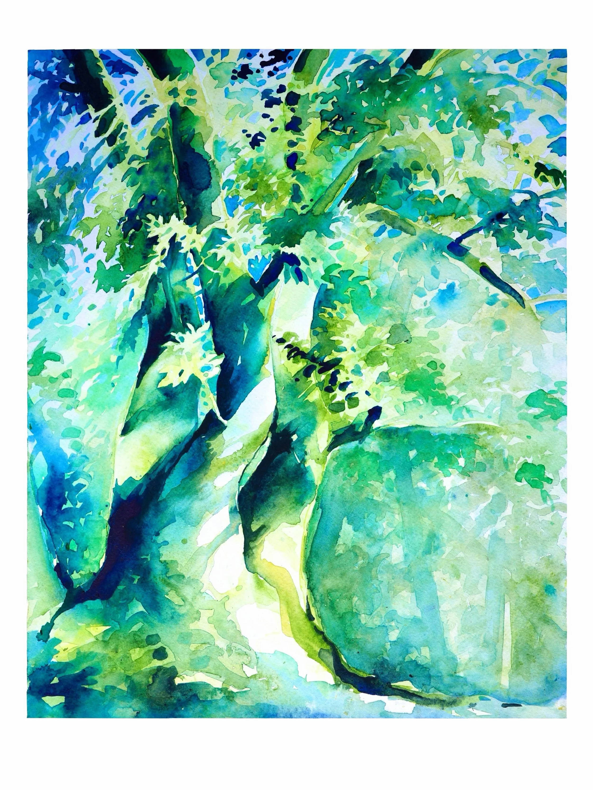 Watercolor pleinair 😇💙✨