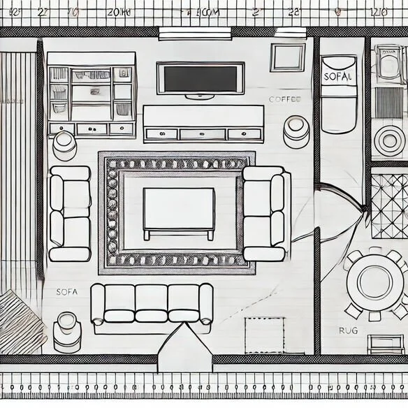 Average Living Room Dimensions and Size Guide — RUSHDA HAKIM
