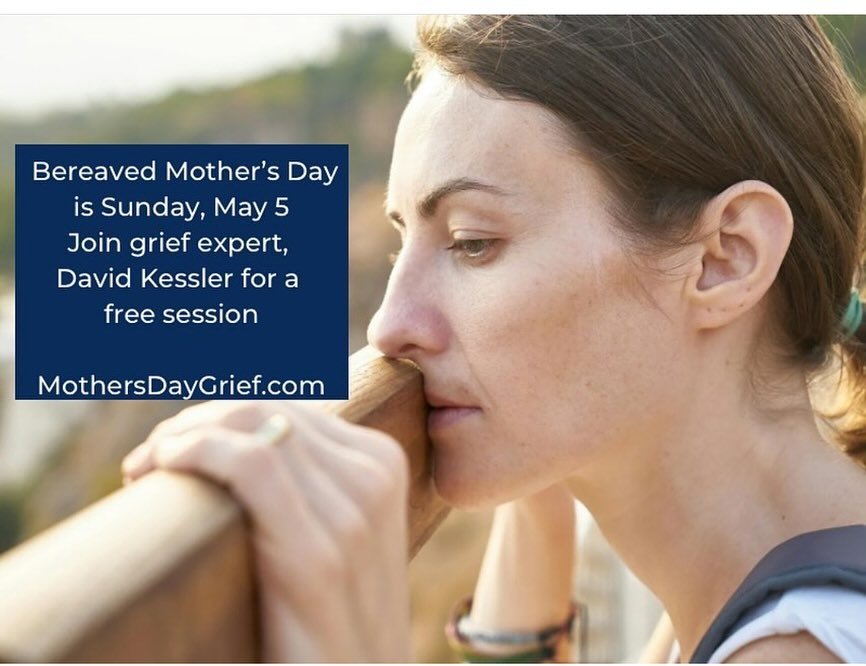 Today is Bereaved Mother&rsquo;s Day and this day can bring comfort to some moms before next Sunday. If you or a loved one would like connection today, there is a special live webinar with grief expert @iamdavidkessler . 
Please join at 12 PST today 