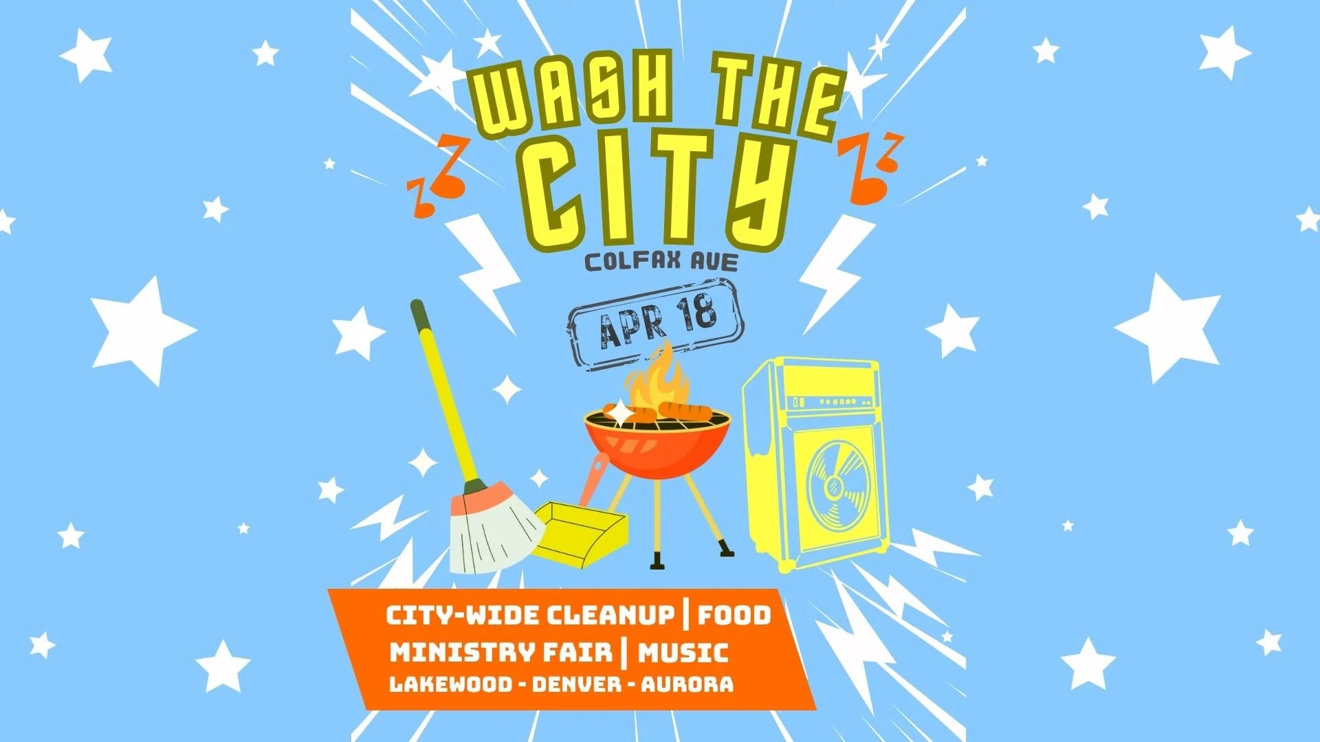 Wash the City Community Clean Up