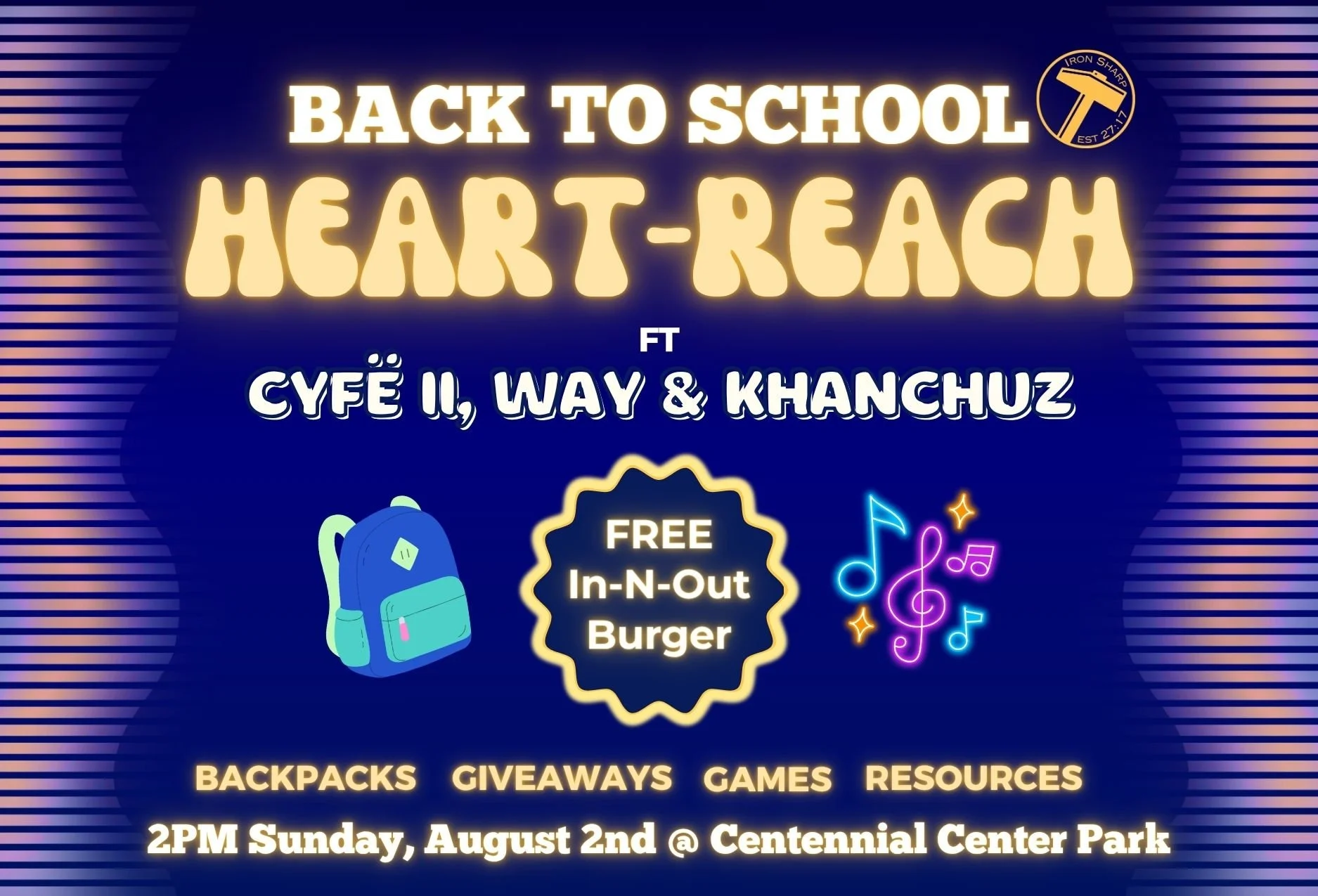 Back to School Heart Reach - Centennial Center Park