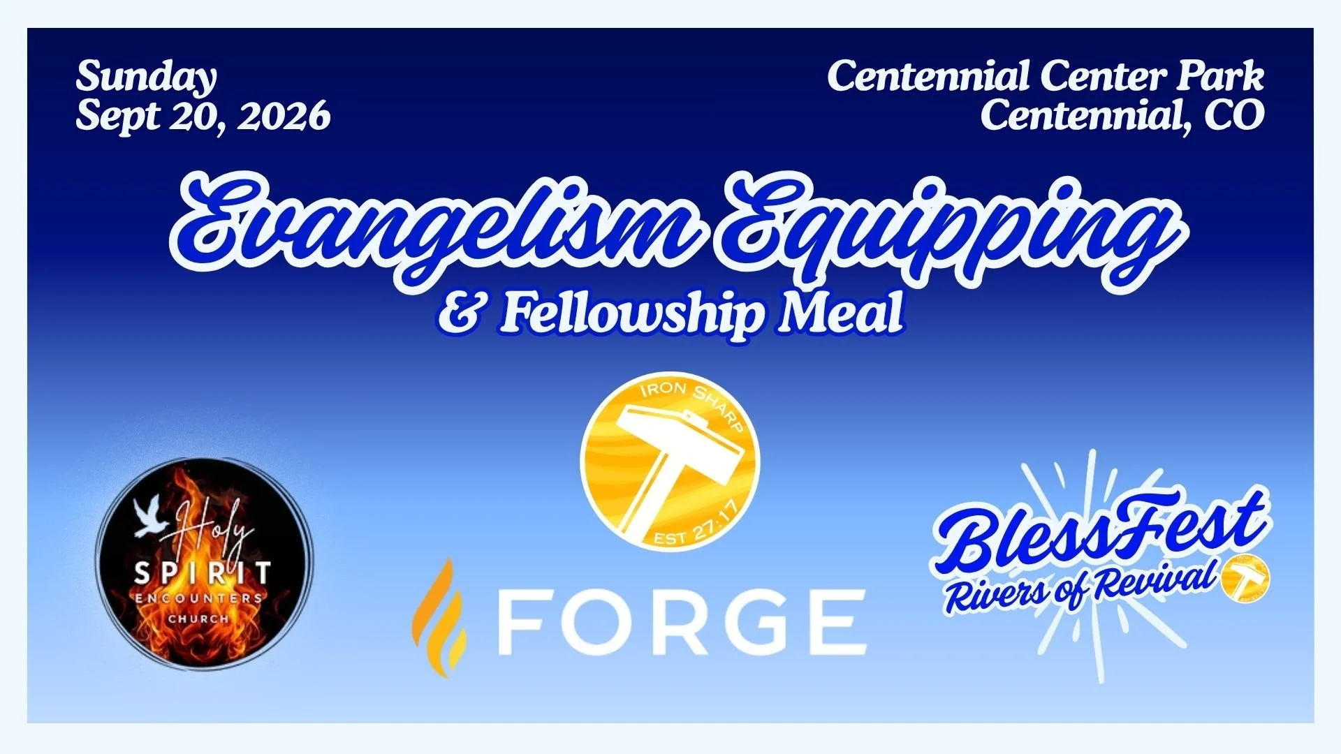 BlessFest Evangelism Equipping & Fellowship Meal