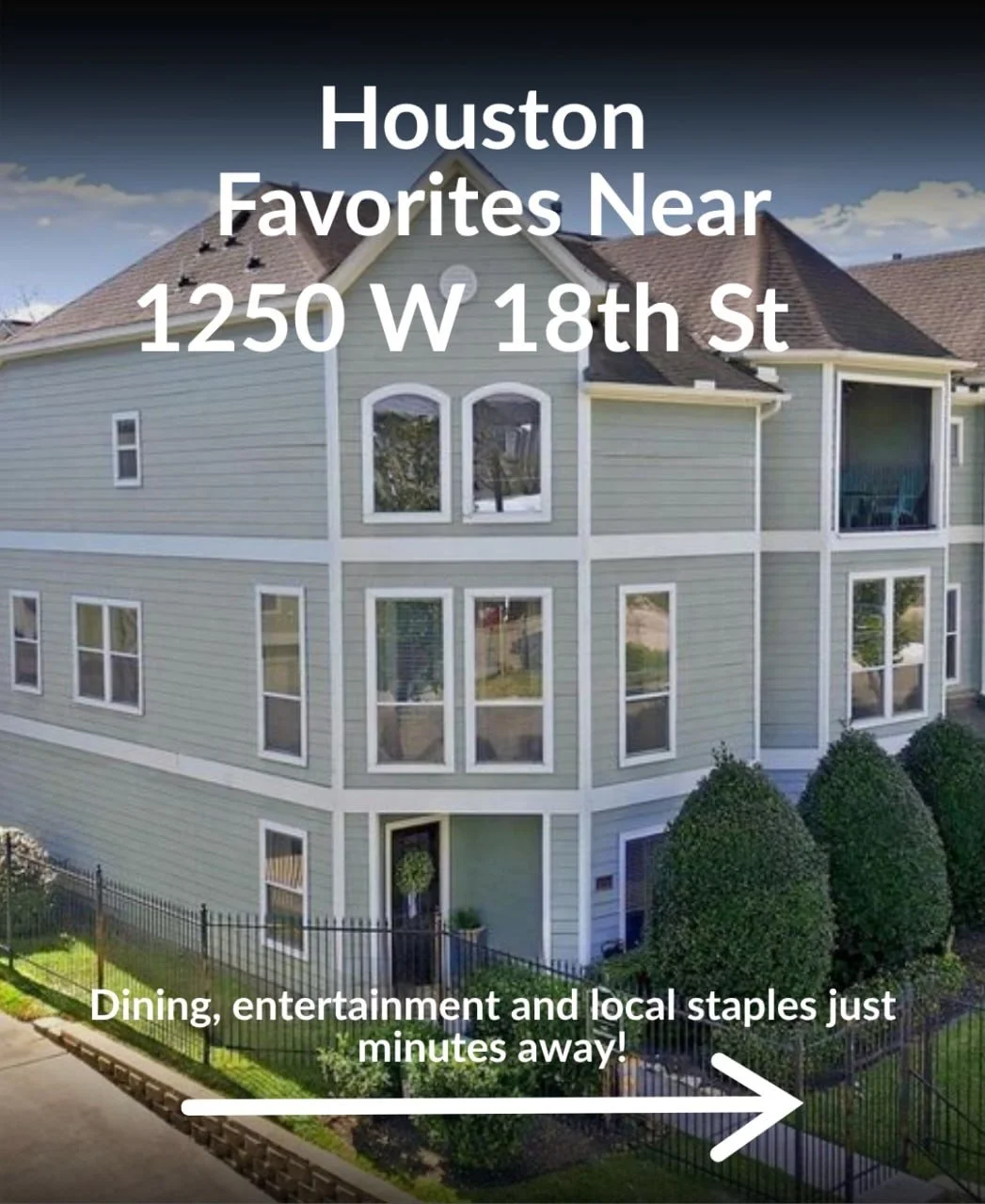Live in the heart of Greater Heights, surrounded by some of Houston&rsquo;s favorite local spots 🤍

From Preslee&rsquo;s and Cedar Creek to White Oak Bayou trails, Timbergrove Park, and all the charm of Heights living, this location puts you right w