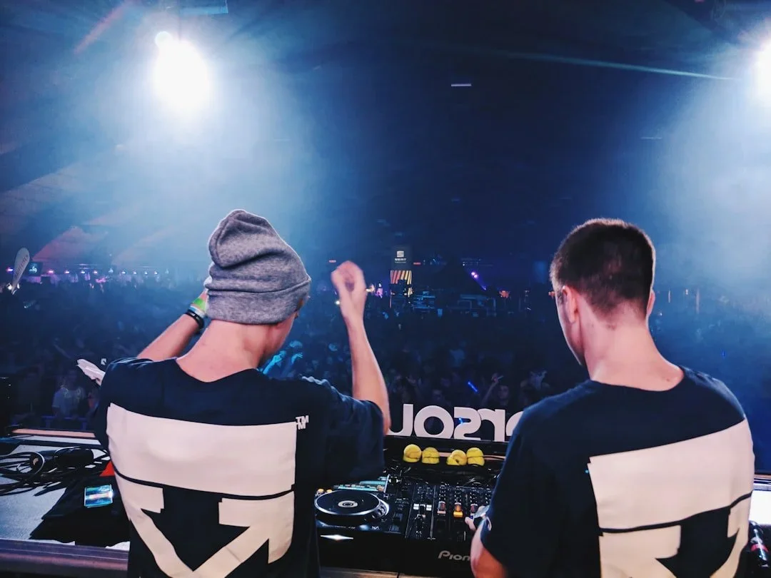 DJs at a concert