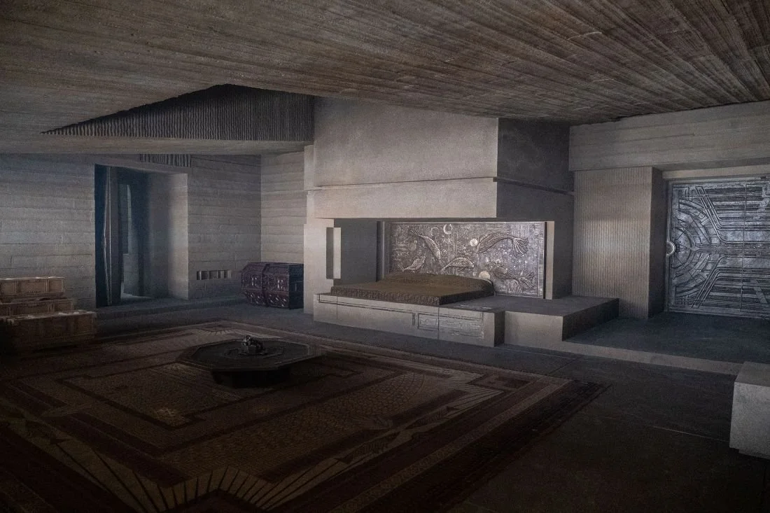 Interior movie set of Dune