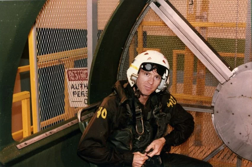 Jack Epps, Jr. in military flight suit