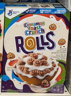 Cinnamon Toast Crunch cereal box