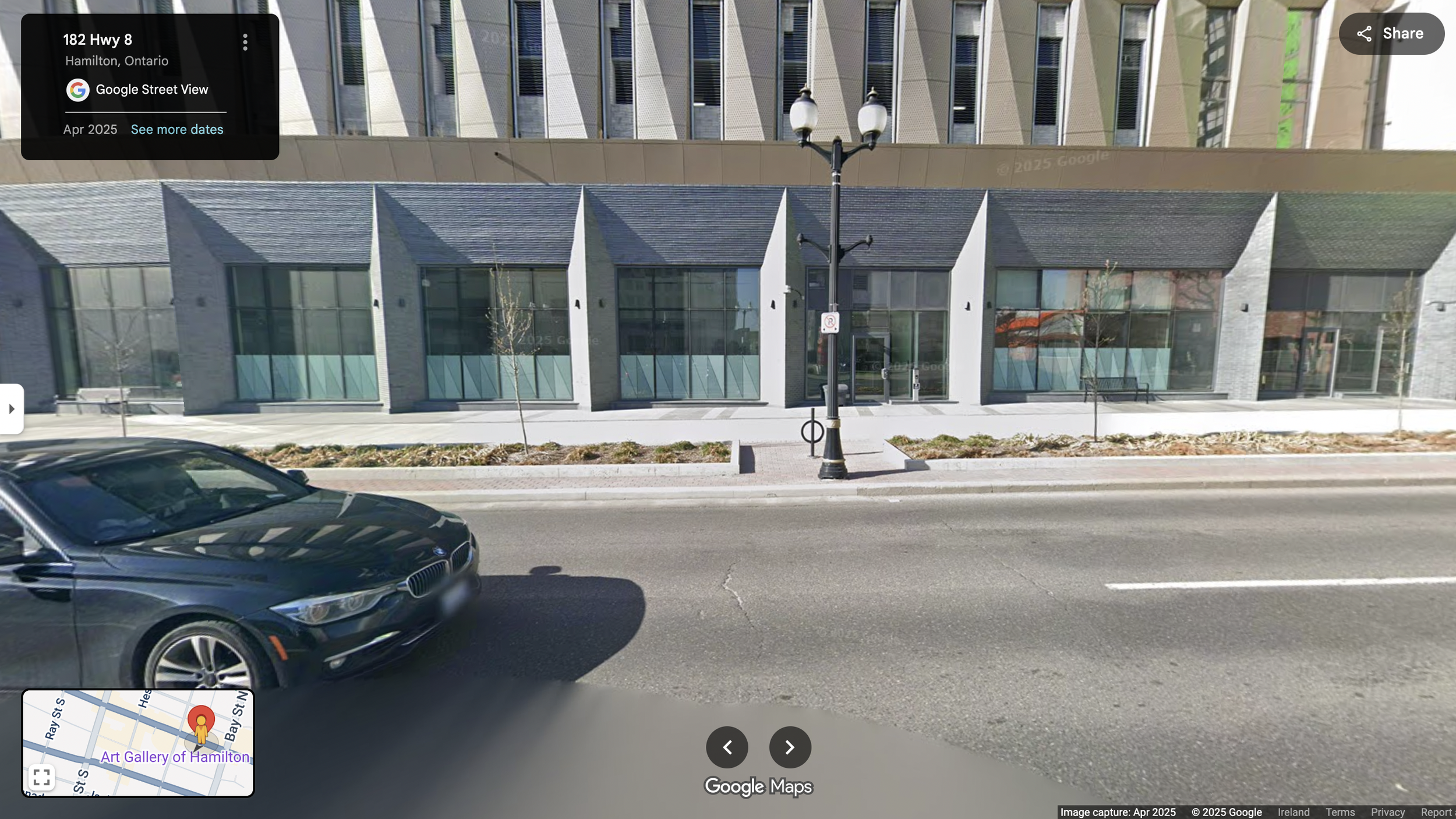 77_King Street, Hamilton, Ontario, August 9, 1974. It appears that the architect of the new build paid homage to the former shopfronts in the design.