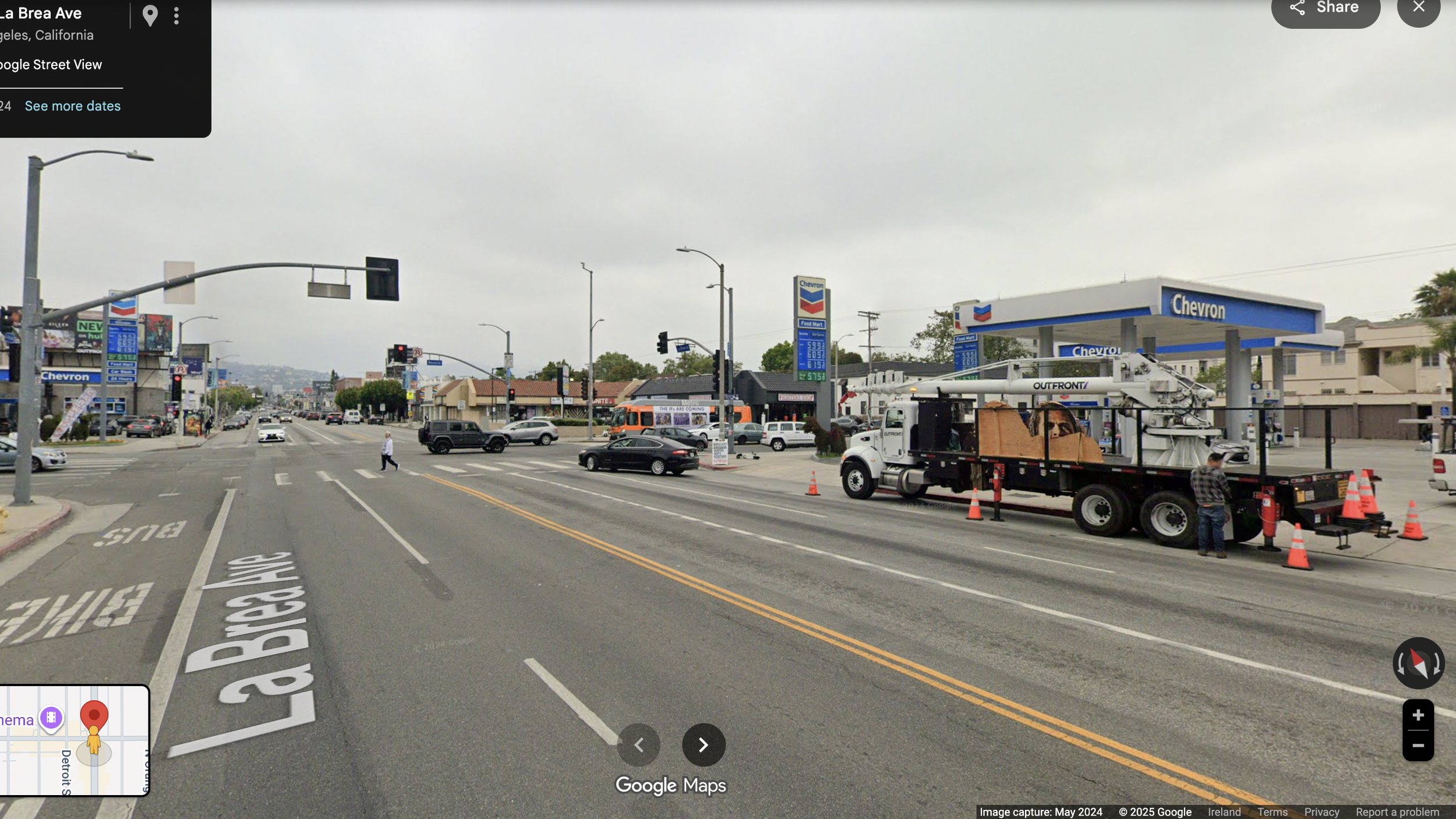 131_Beverly Boulevard and La Brea Avenue, Los Angeles, California, June 22, 1975