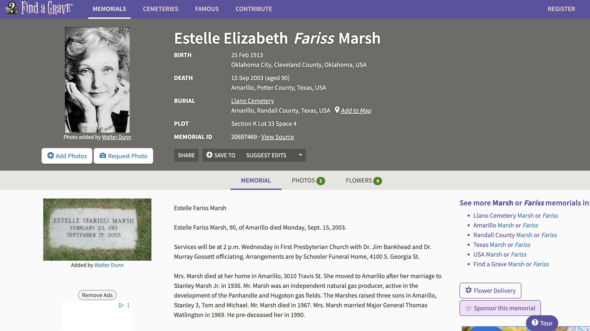 25_Estelle Marsh, Amarillo, Texas, August 18, 1973