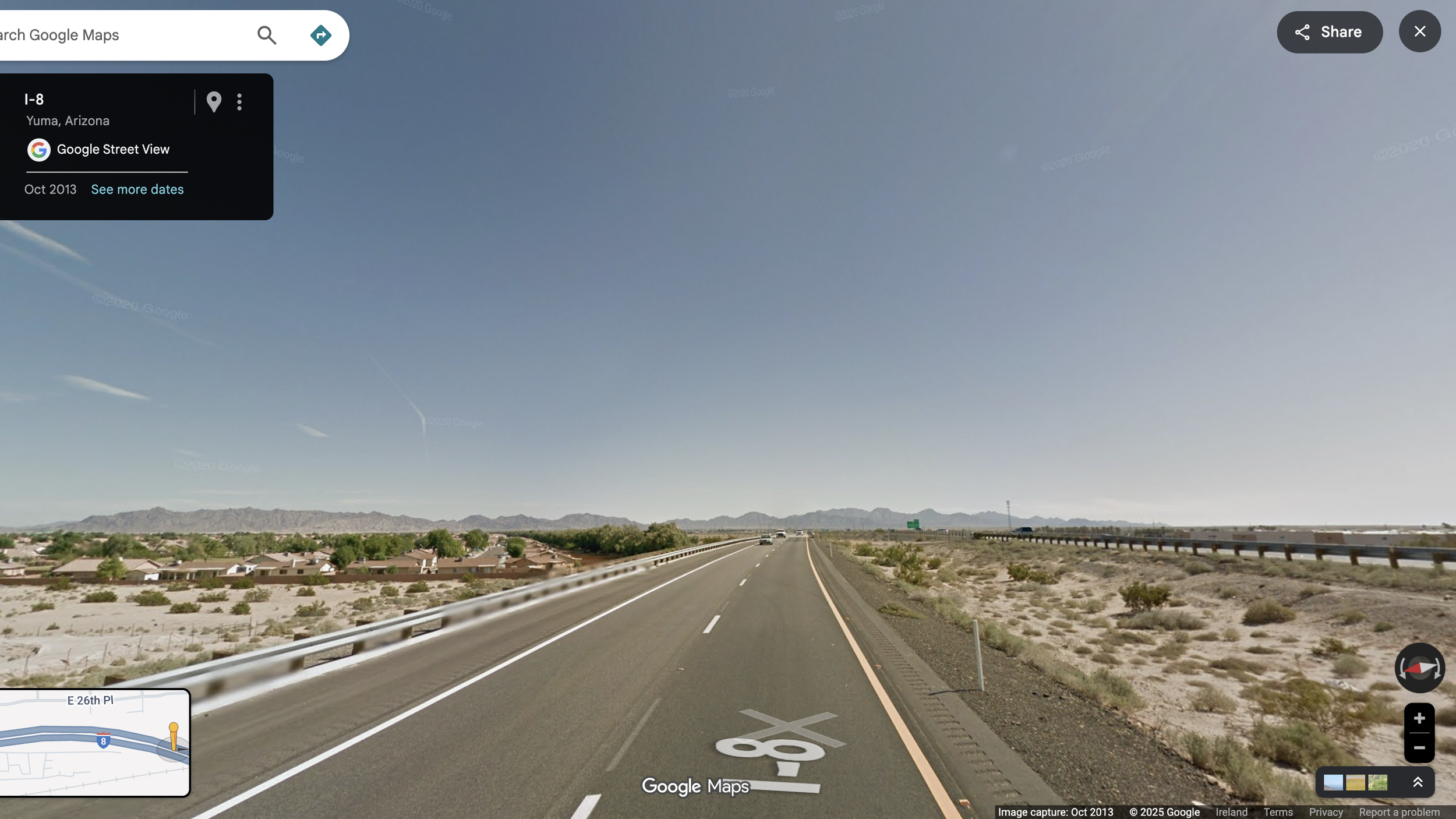 117_I-8, Yuma, Arizona, September 23, 1974