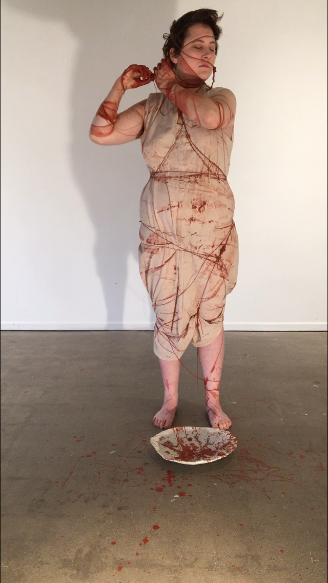 Video still from performance 2019.