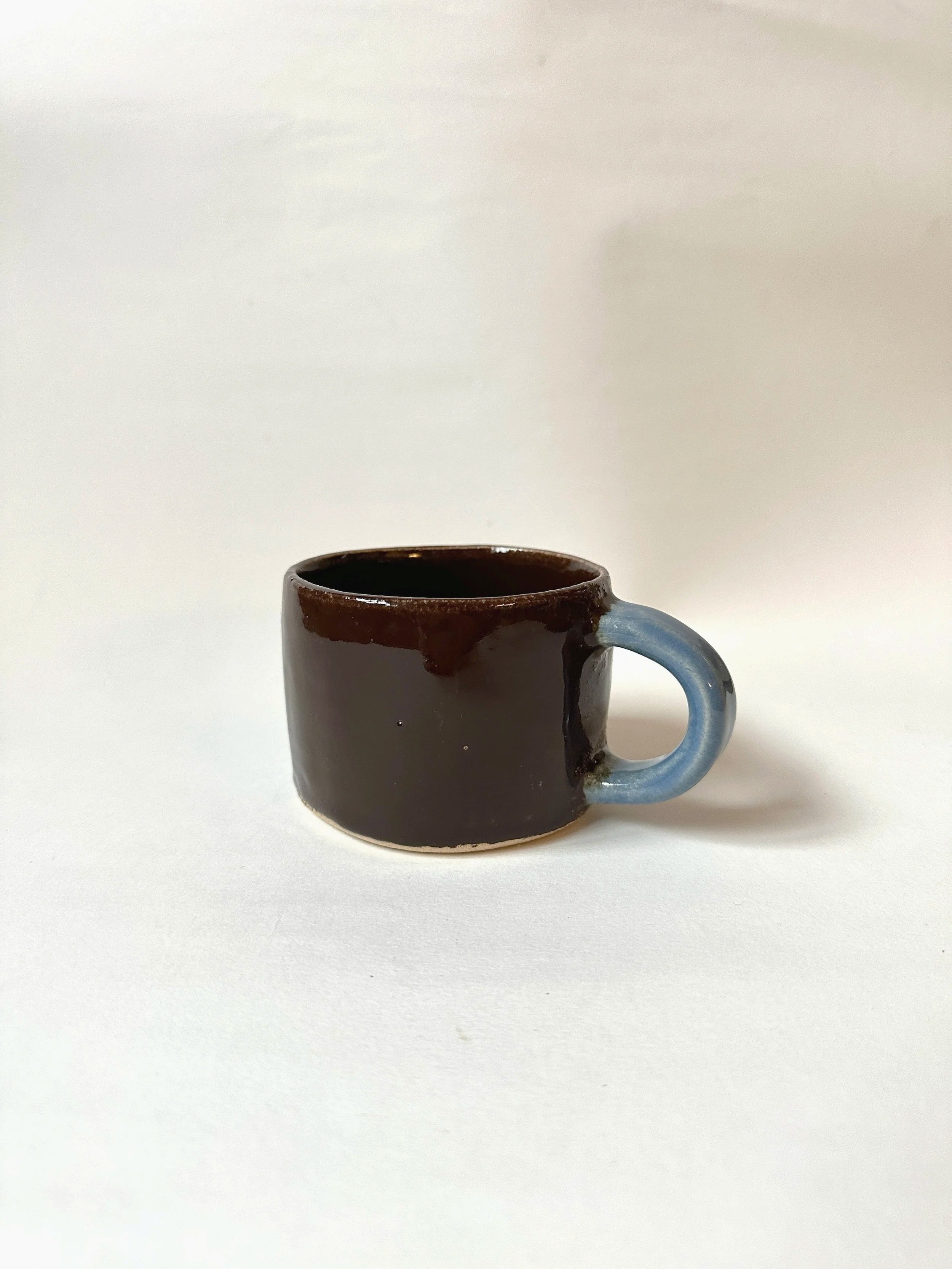 Blue Handled Mug