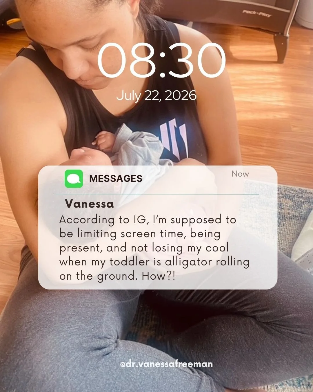 How indeed! Social media will have you out here questioning every single move you make. When I first had my daughter the algorithm was sending me videos about how I should address her sleep. Then it was how to help her learn how to eat. Now, it&rsquo