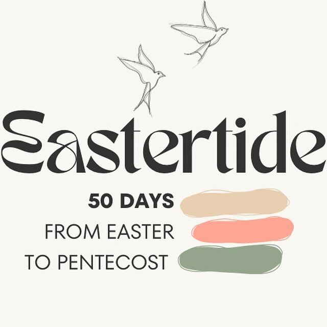 This Sunday at 10:30, we continue to celebrate the Risen Christ through this season of Eastertide&mdash;a 50-day journey culminating on Pentecost Sunday.