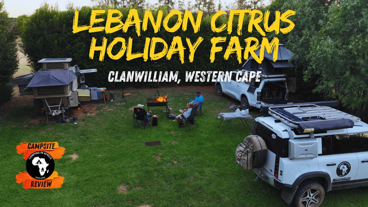 Lebanon Citrus Farm Campsite, Clanwilliam, Western Cape