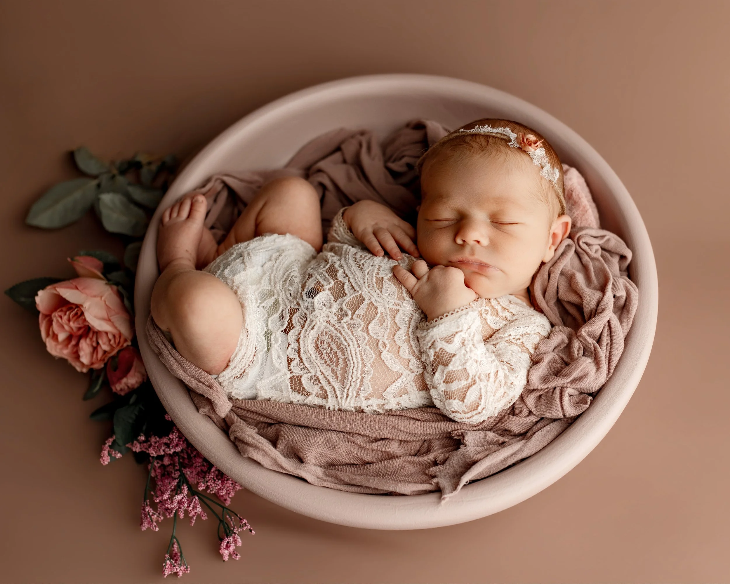 Fort Worth tx newborn photographer baby girl