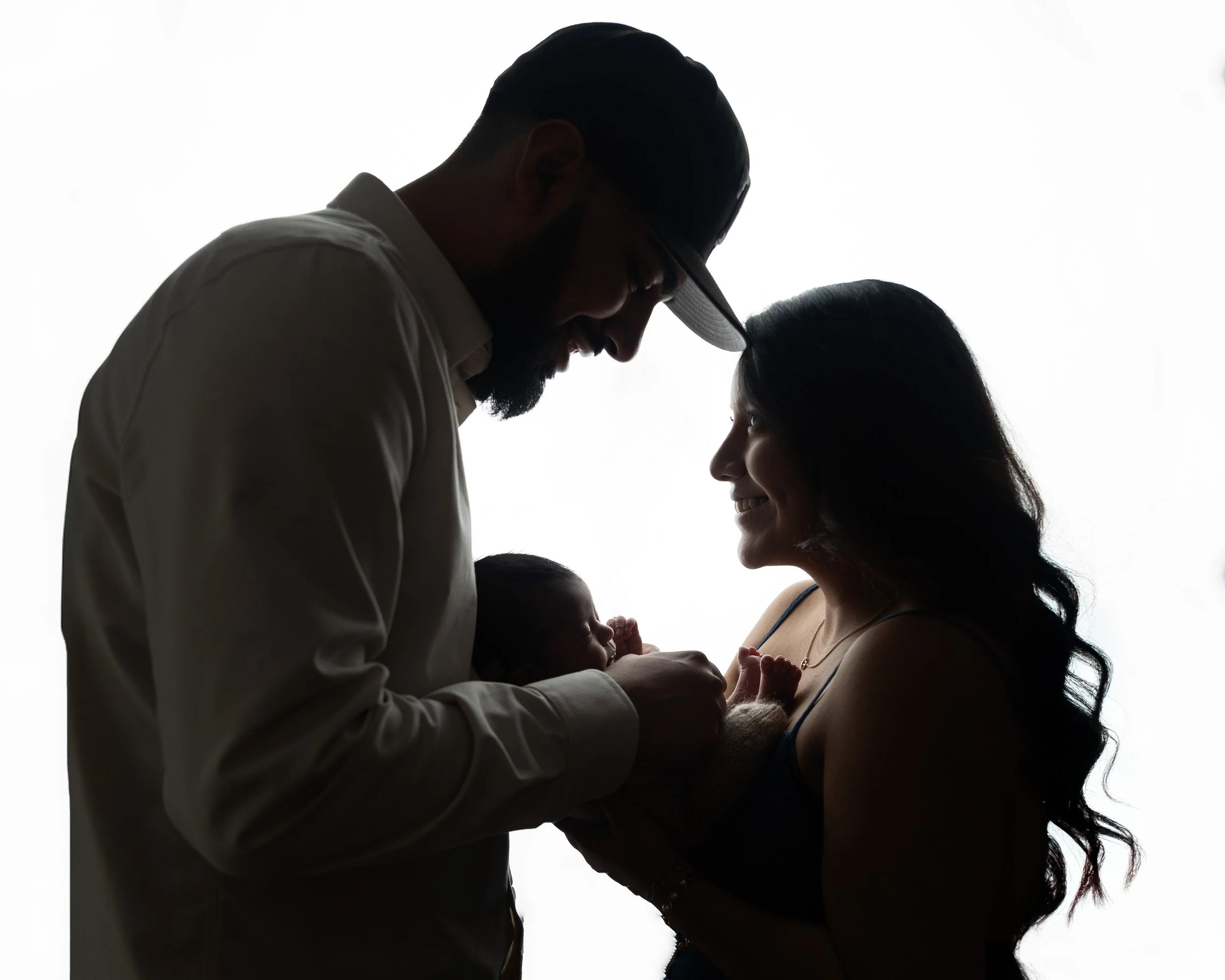 dallas tx newborn photographer baby photoshoot with parents