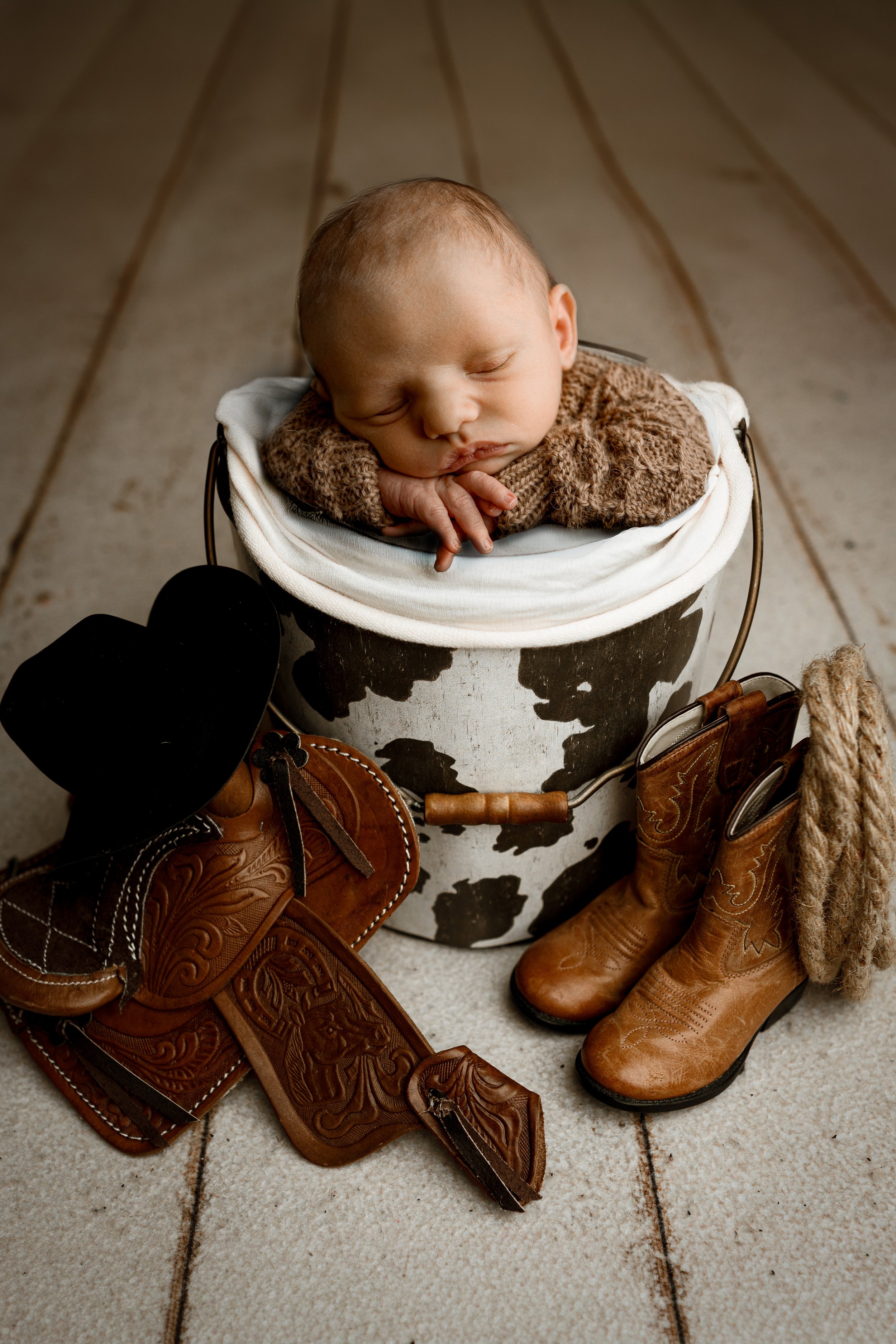 cowboy newborn photoshoot near me dallas Fort Worth tx newborn photographer