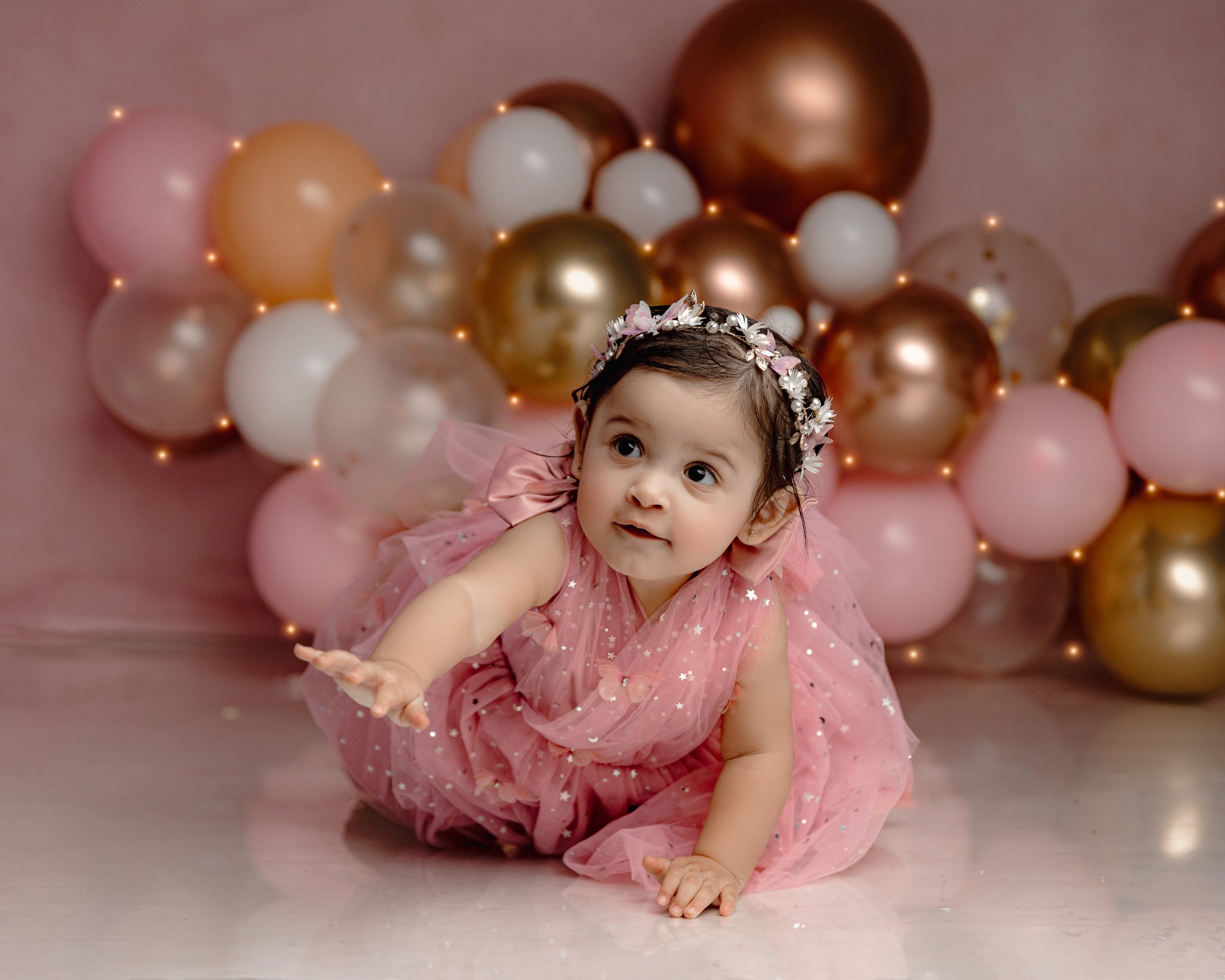 Arlington tx first birthday photoshoot