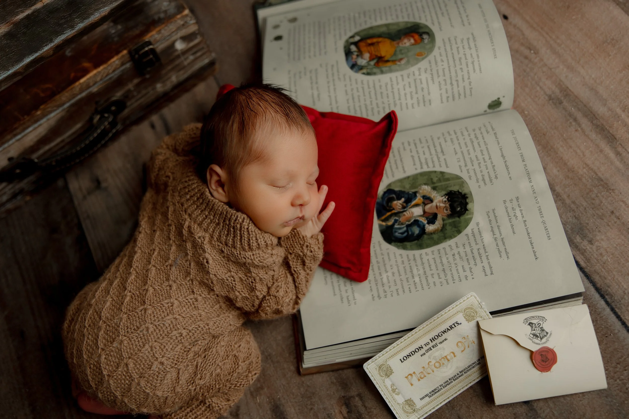 wizard newborn photoshoot dallas tx