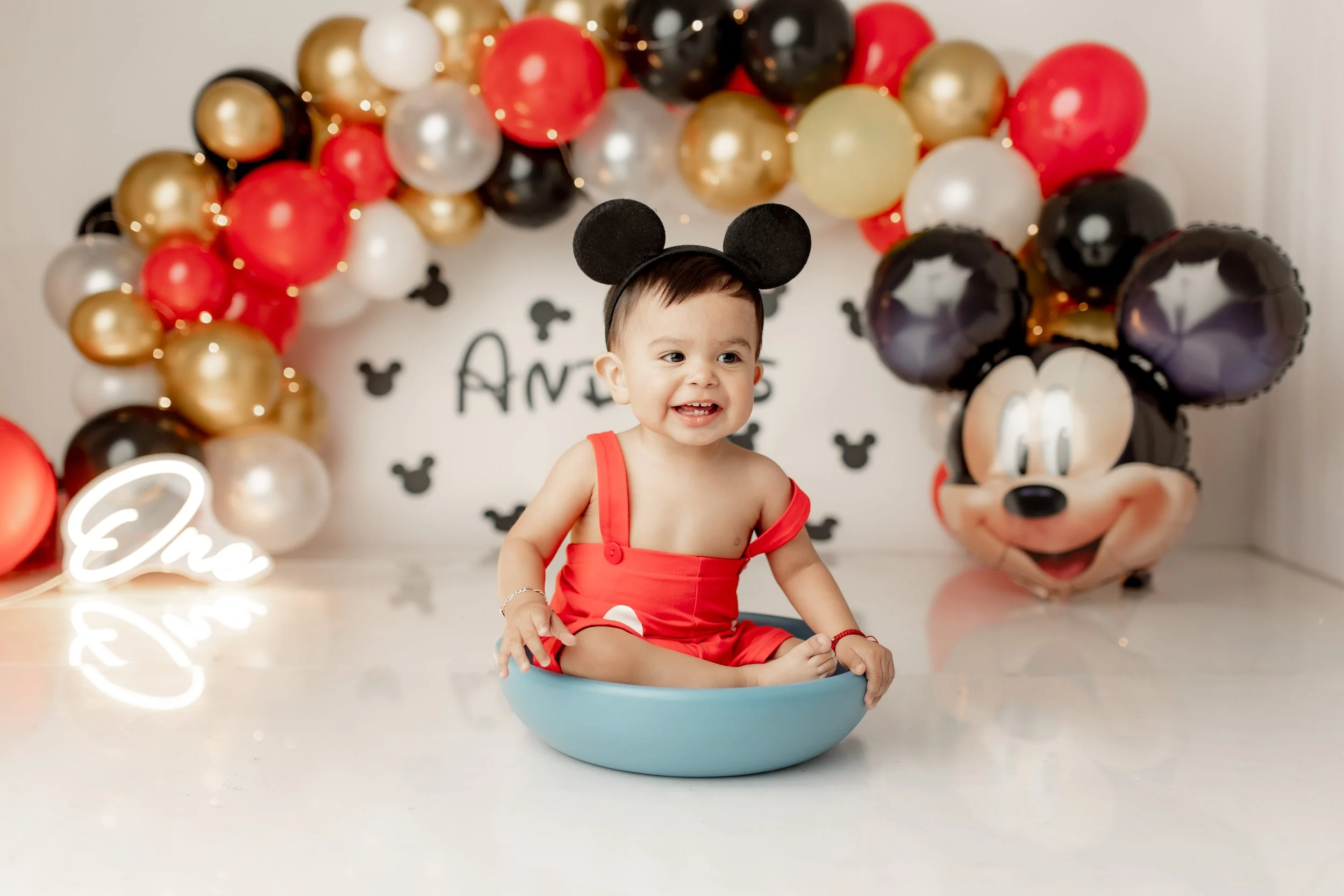 Mansfield, TX Cake Smash Photoshoot mouse