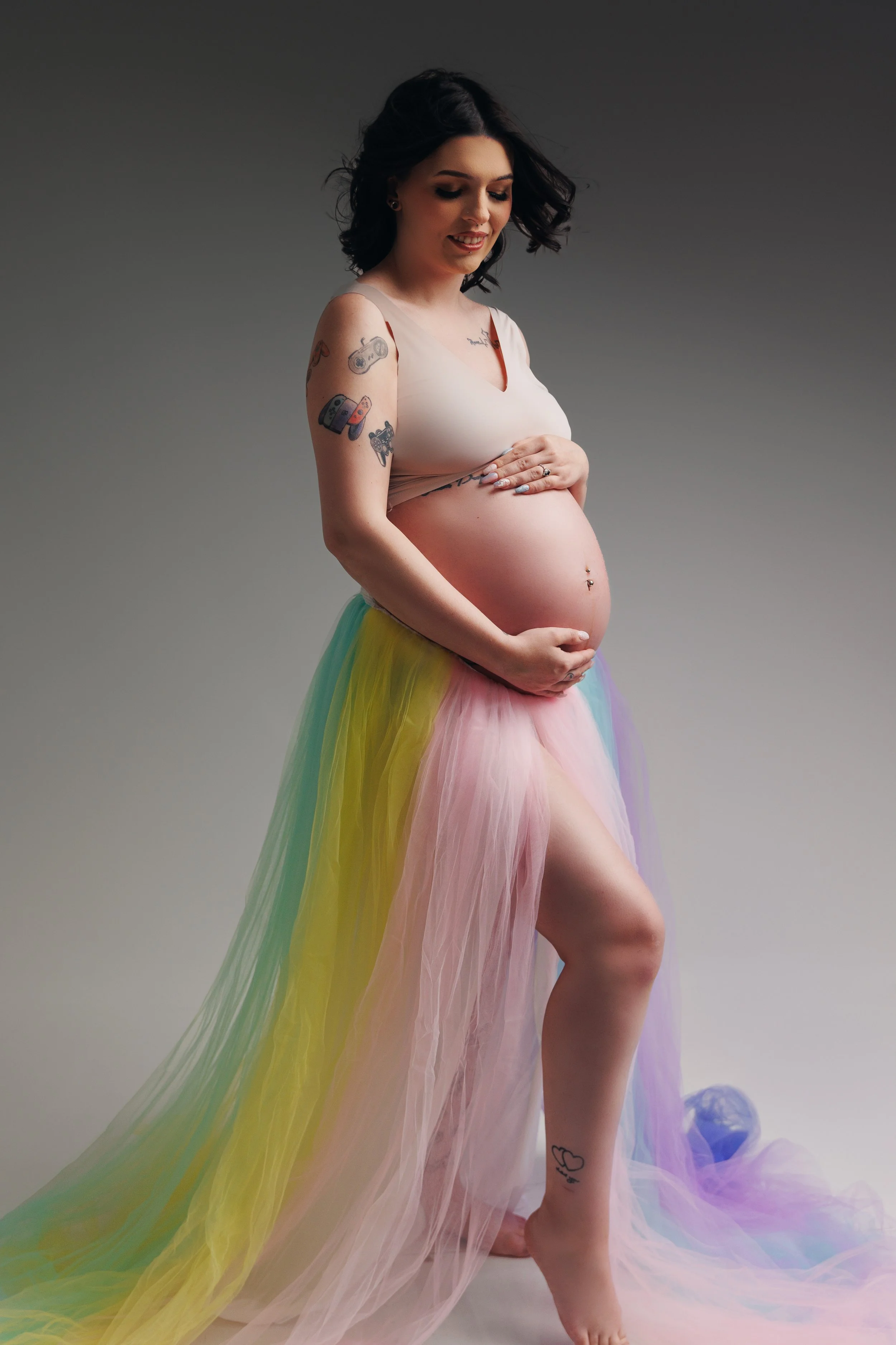 rainbow baby maternity photographer