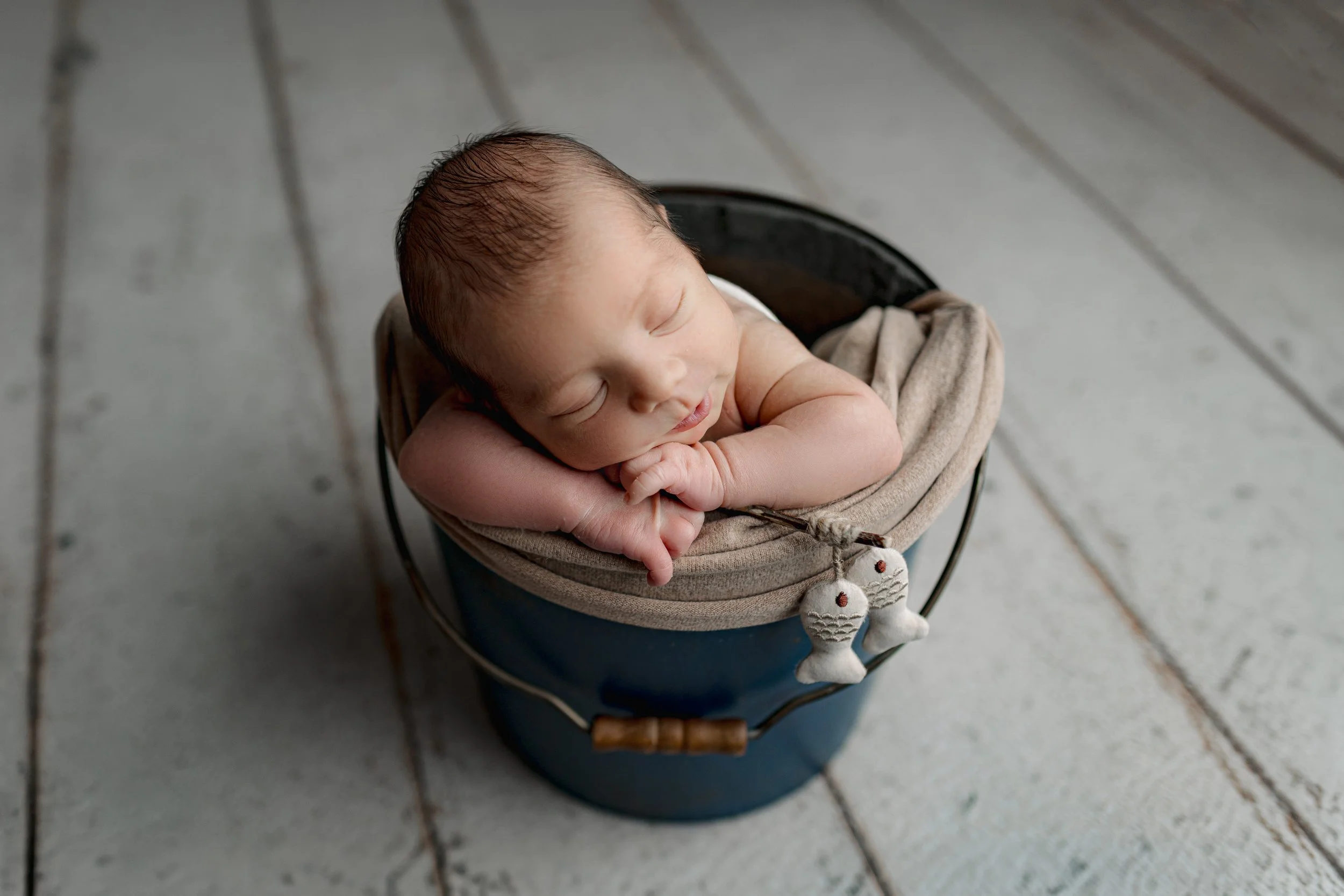 Simple, elegant newborn session baby boy newborn photographer studio