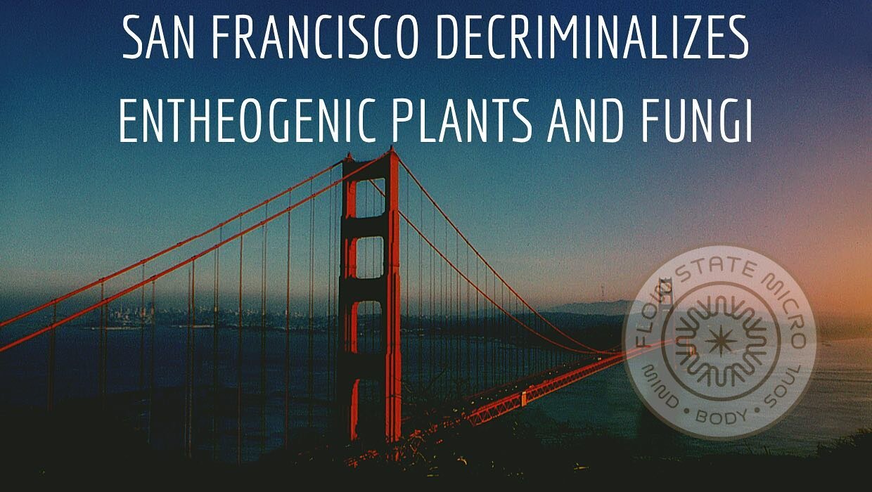 Breaking news: San Francisco votes unanimously to decriminalize entheogenic plants and fungi, making arrest and prosecution the lowest priority for law enforcement.

San Francisco, the city where the psychedelics movement of the sixties began has now
