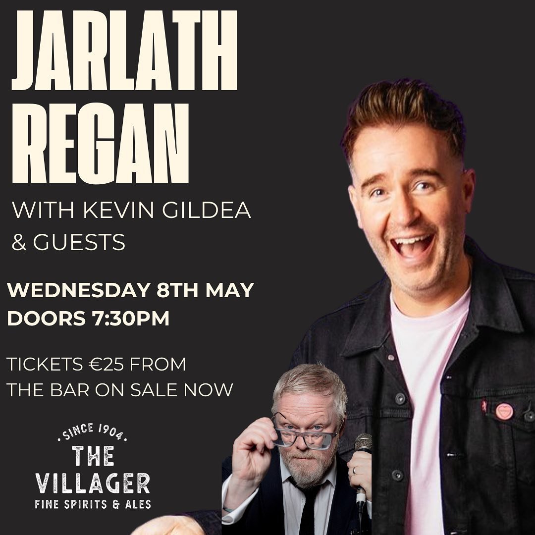 A dozen tickets remaining for Jarlath Regan this coming Wednesday. Get down to the bar tonight and secure your tickets before they&rsquo;re sold out. #comedy #jarlathregan #standupcomedy #comedyclub