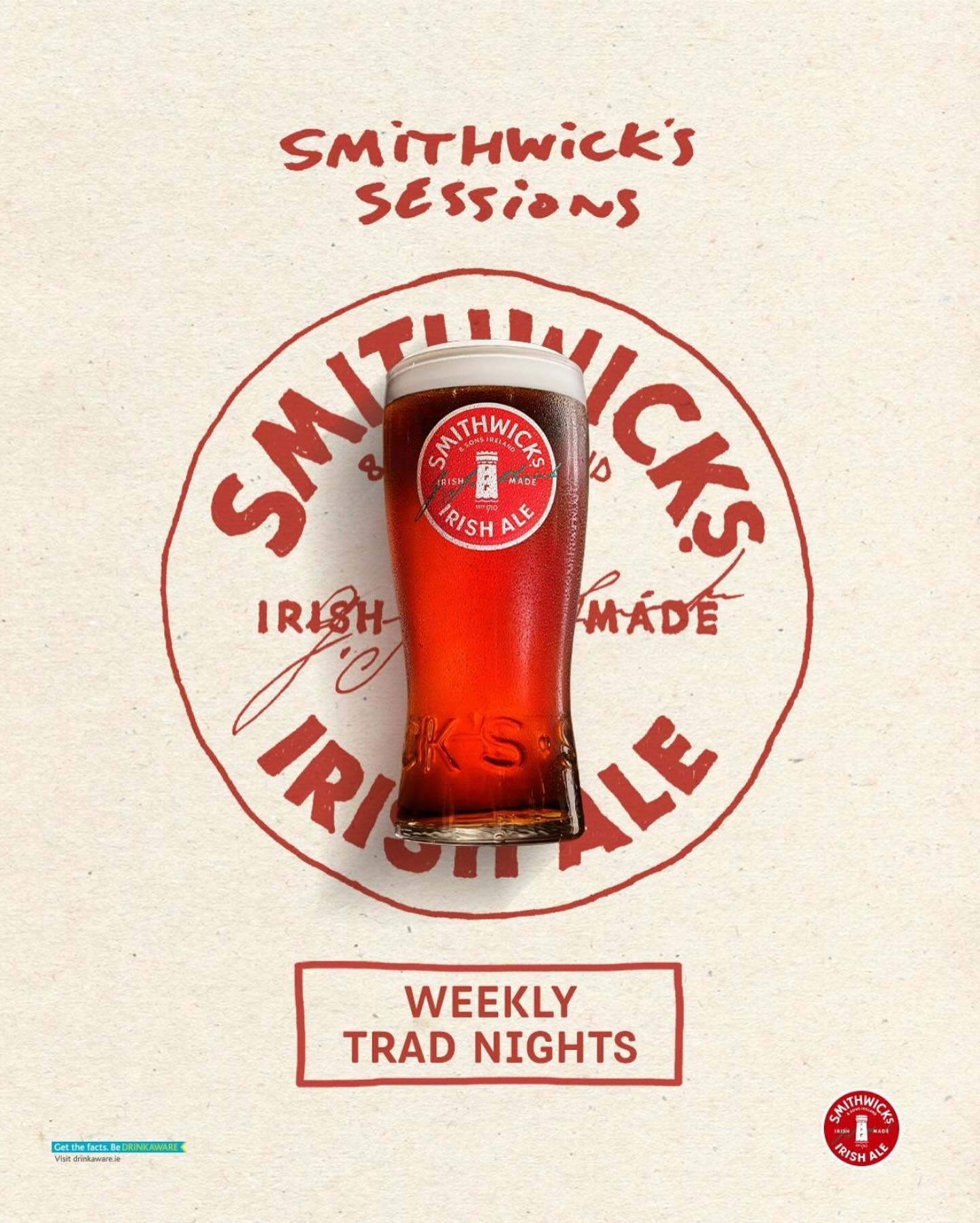 Join us for Smithwicks traditional music session tonight at 9pm featuring talented Martin Healy &amp; Friends🍻

#smithwicks @smithwicks_ireland