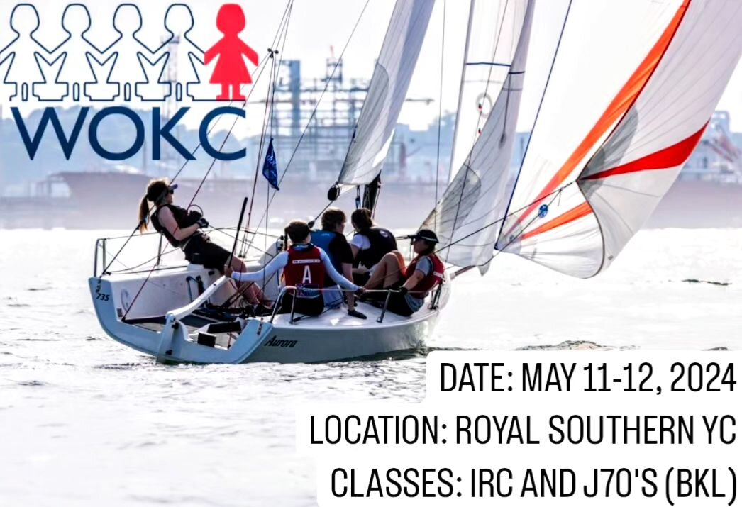 🌊 Ahoy, ladies! WOKC is making a splash! 🌟 Mark your calendars for May 11-12, 2024, let's get ready to sail, laugh, and maybe spill a little tea on deck? 😉⛵ #WOKC2024 #girlswhosail #royalsouthernyachtclub #britishkeelboatleague