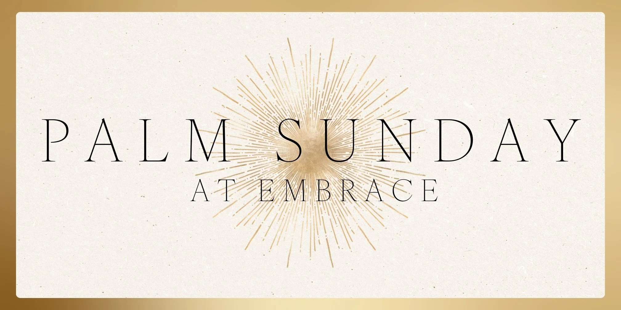 Palm Sunday