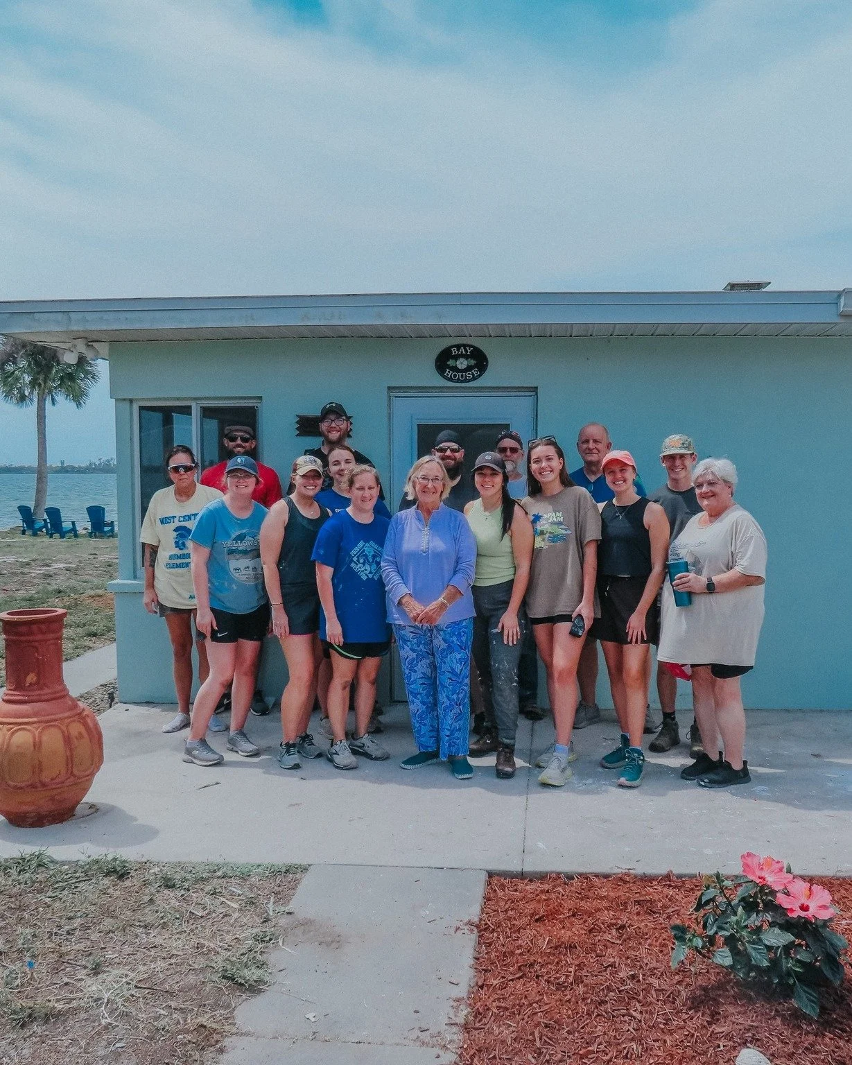 Last week, a group of Embrace volunteers went down to Florida to help with rebuilding efforts following multiple natural disasters. 

Here's what Denny, the homeowner of the house they worked on, had to say: "I have a rocky relationship with chu