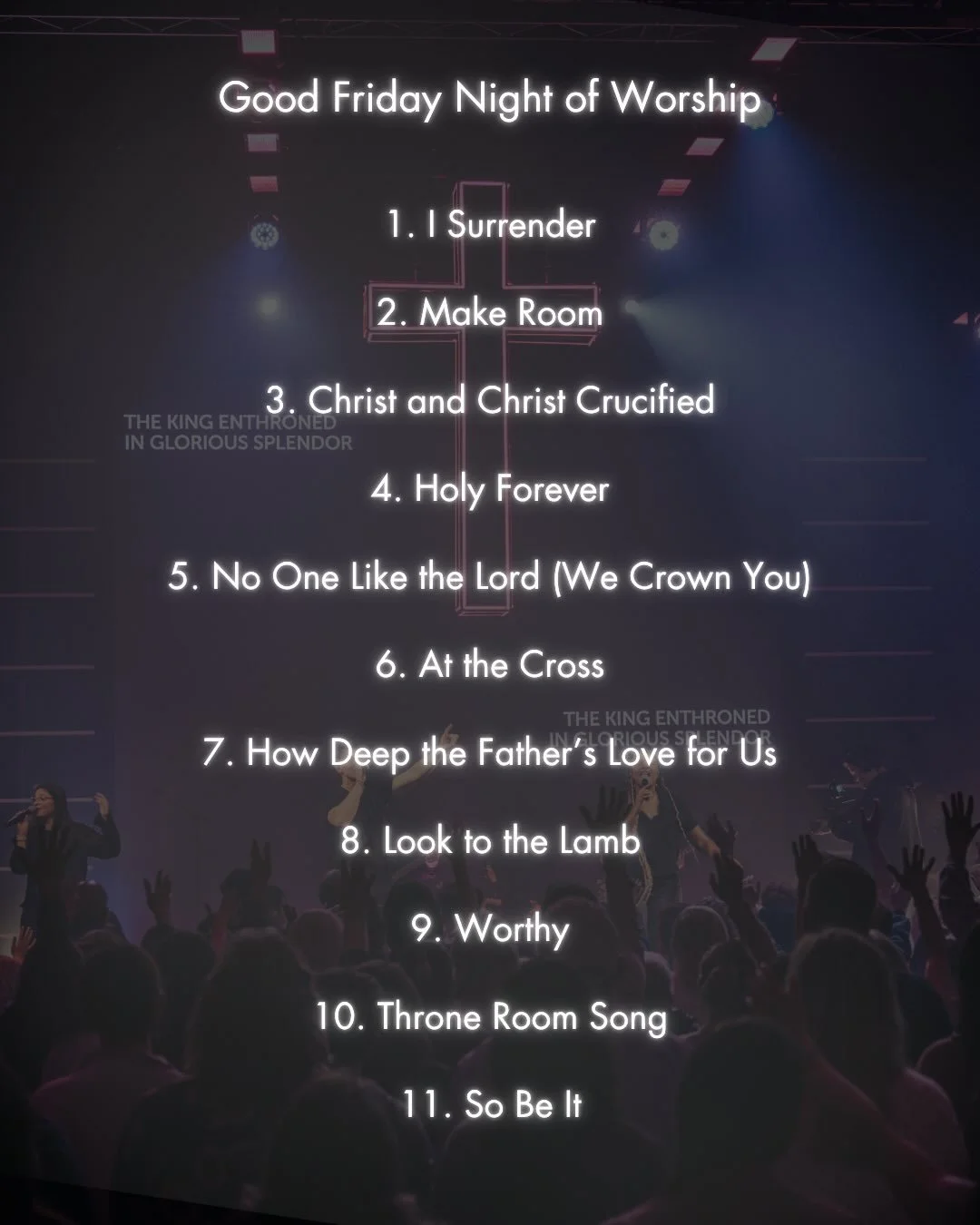 still thinking about this incredibly powerful night of worship 🖤