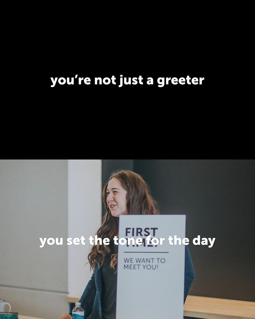 You're not just a greeter.
You're not just on the worship team.
You're not just serving kids.
You're helping people encounter Jesus.

Don't just attend church. Be part of what God is doing! Head to the link in our bio to get plugged in.