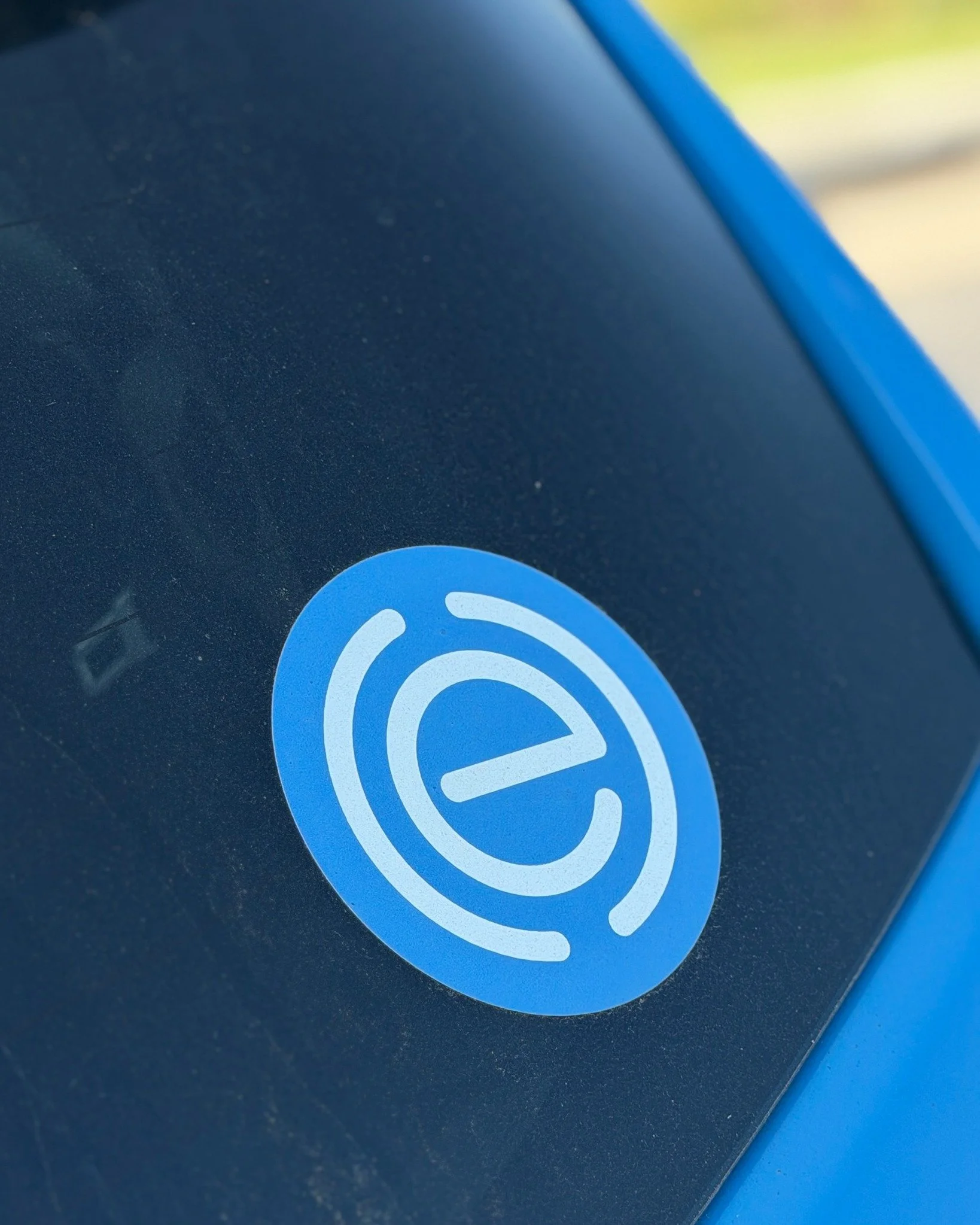 Remember that (e) sticker you grabbed at church yesterday? Make sure to get that on your car ASAP! We'll be on the lookout for them around town &amp; leaving goodies behind 👀