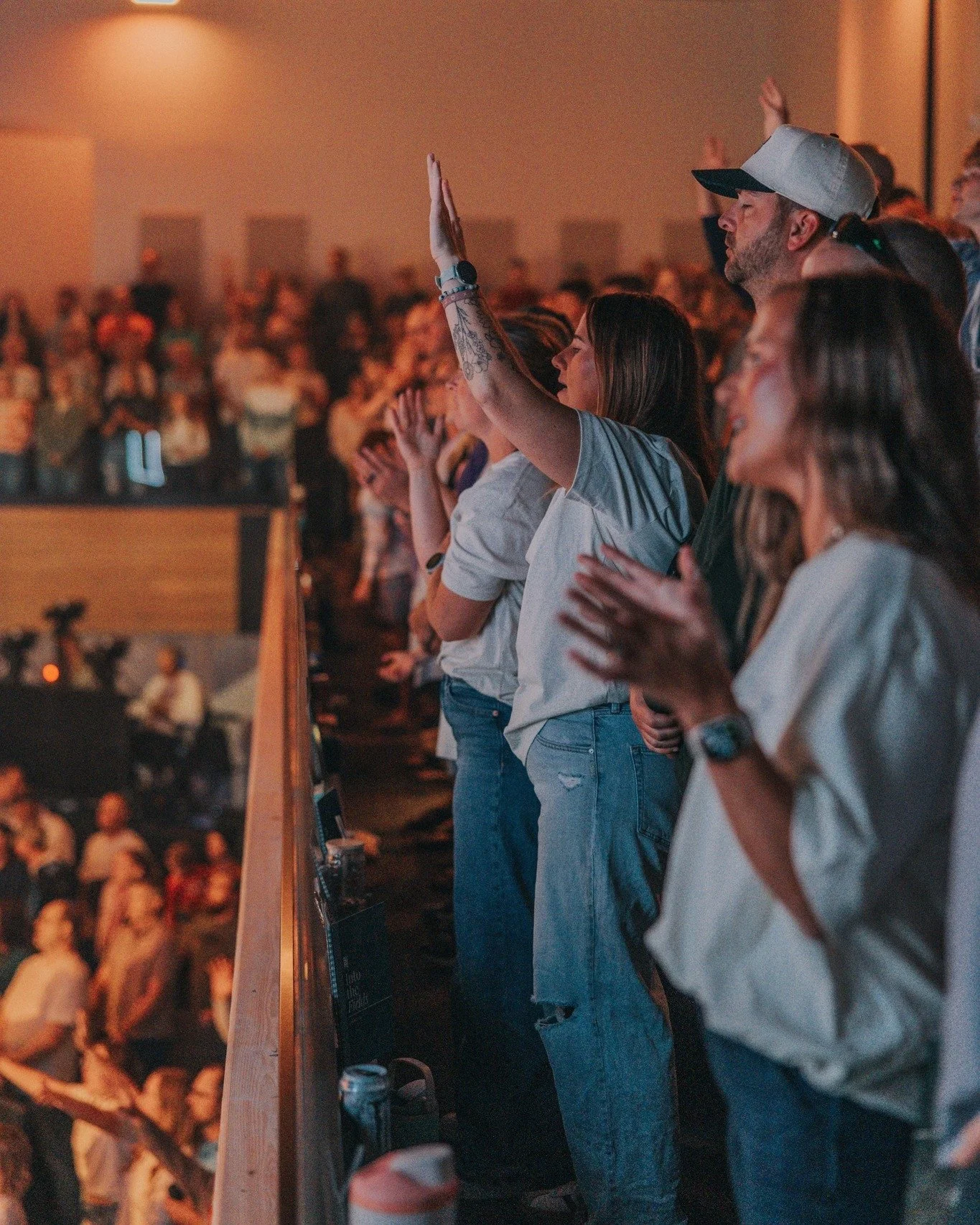 "Heaven is singing when we come home
The Father's waiting, is there one more?
We lift our hands and say, "Yes, Lord"
Can you hear Him saying "Welcome home"