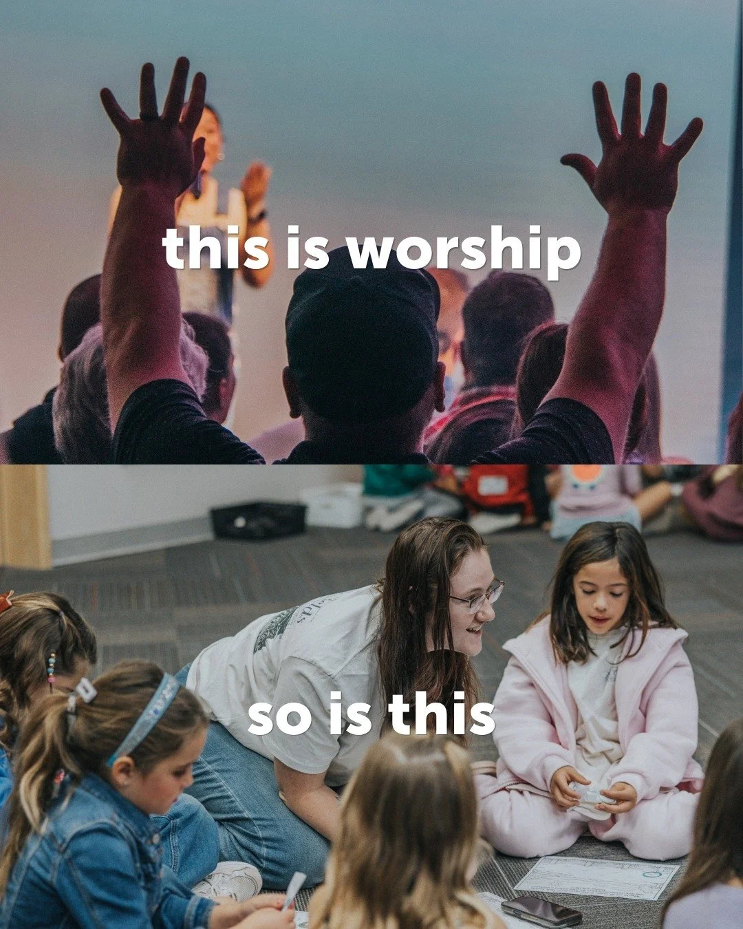 worship is worship 👏 and we can't wait to worship with you tomorrow!