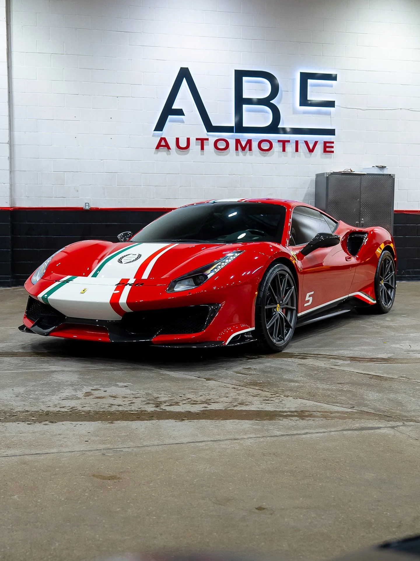 Ferrari 488 Pista Piloti #5 🔥 This tailor-made, track-focused, ultra-low production model was made to honor the 2017 AF Corse win. We were lucky enough to protect #5 from head to toe after removing its old full body PPF that had began to lift, peel 