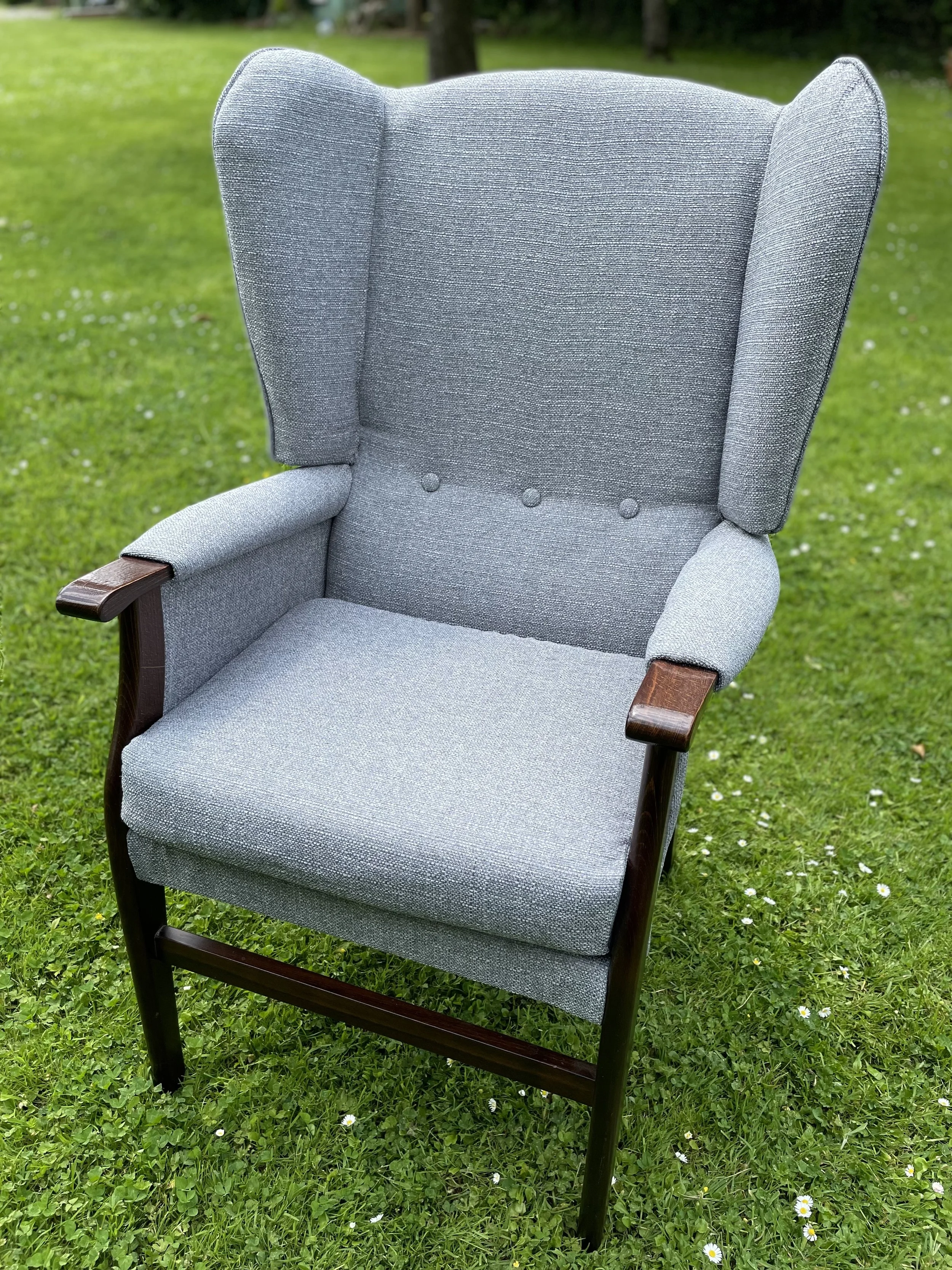 Re-Upholstered Armchair